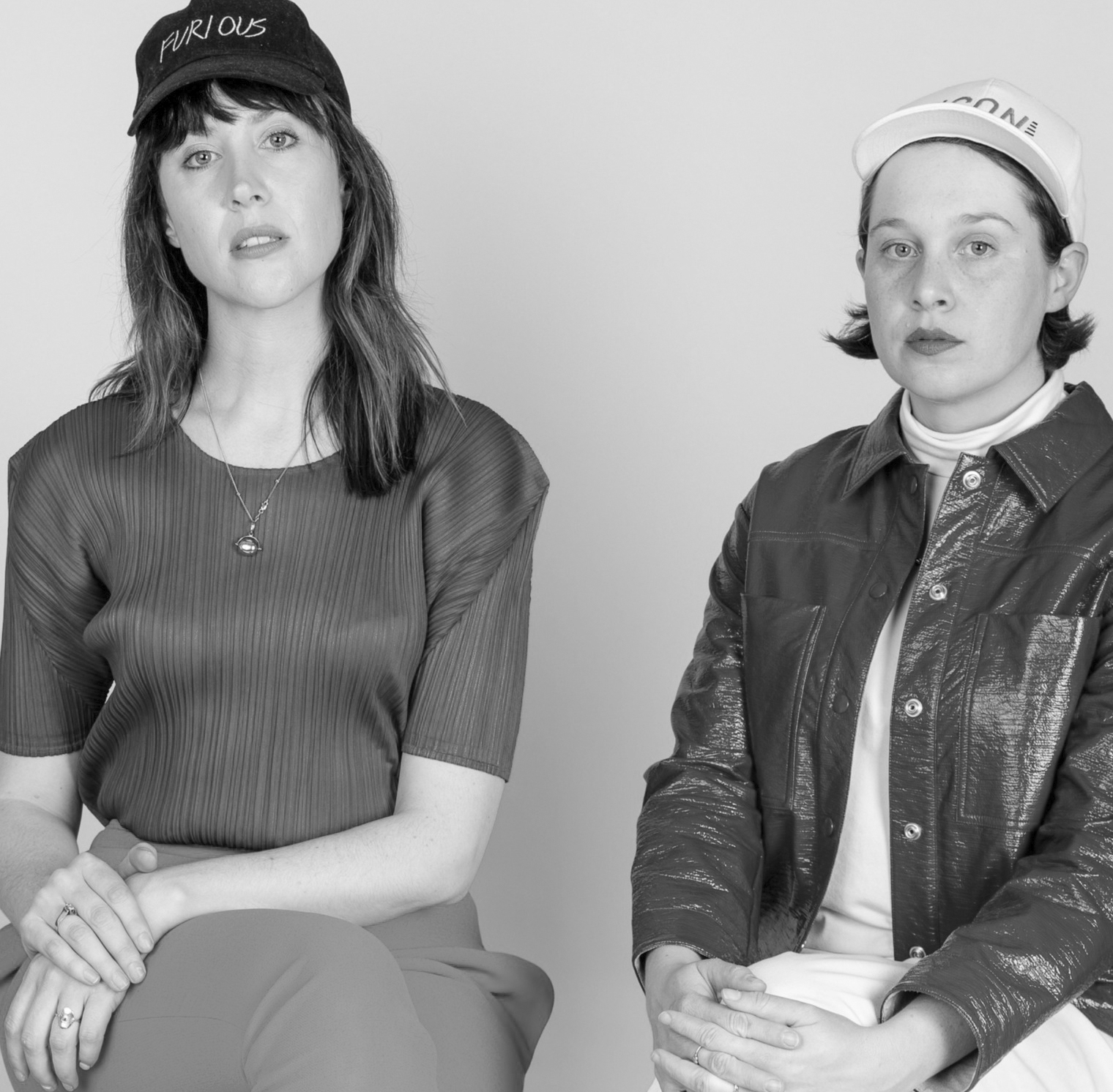 Artists Lara Thoms and Mish Grigor