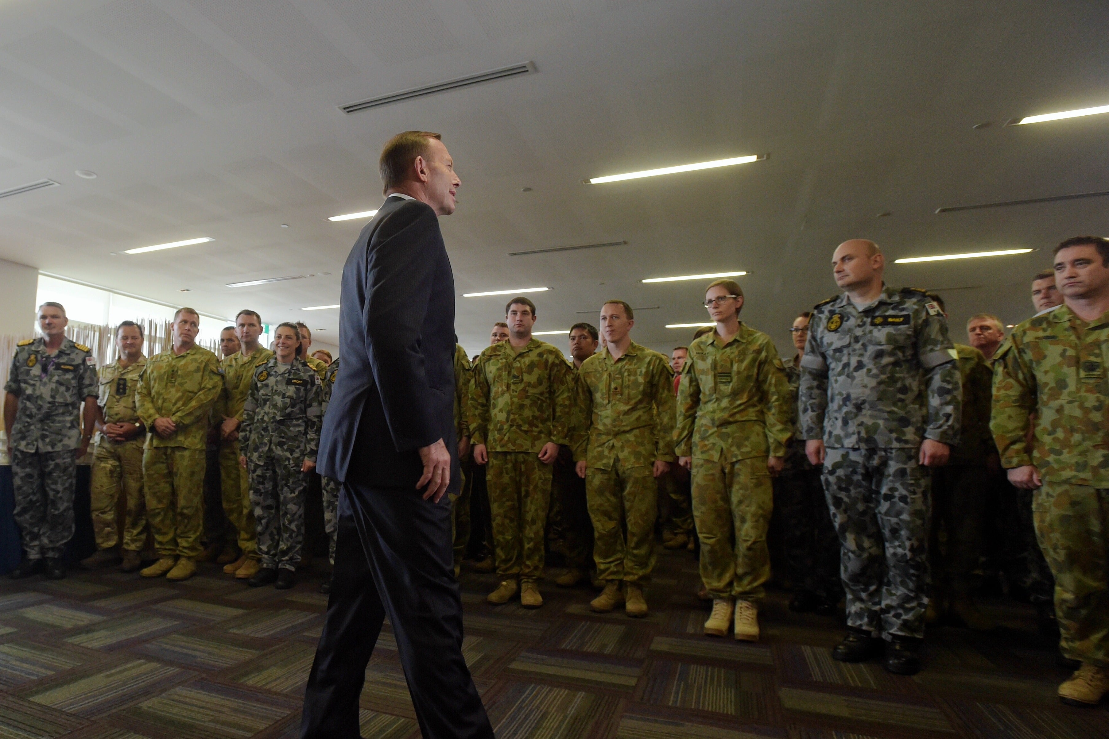 Tony Abbott’s affinity with ADF reflected in parliament