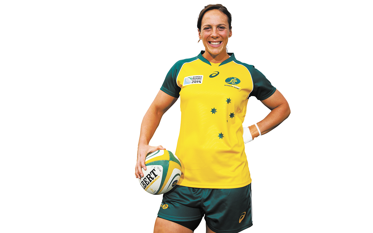 Maul world: Bec Clough, 25, rugby player