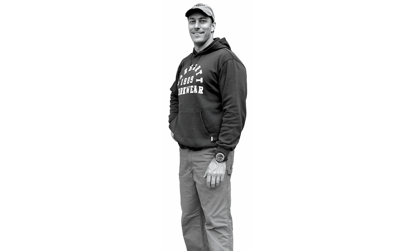 The axeman cometh: Brad De Losa, 36, woodchopper