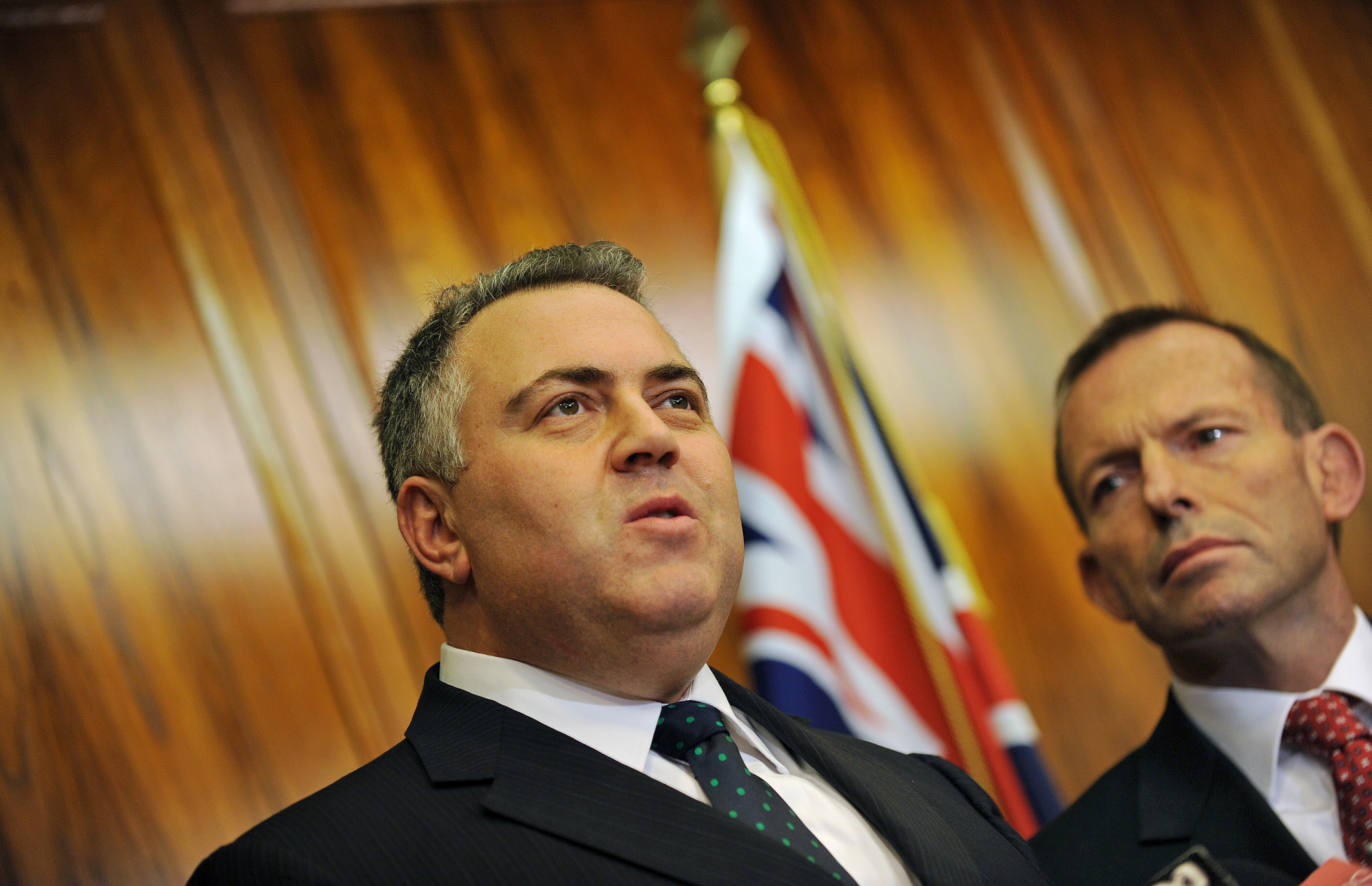 Cracks in PM Abbott and Treasurer Hockey's deficit levy