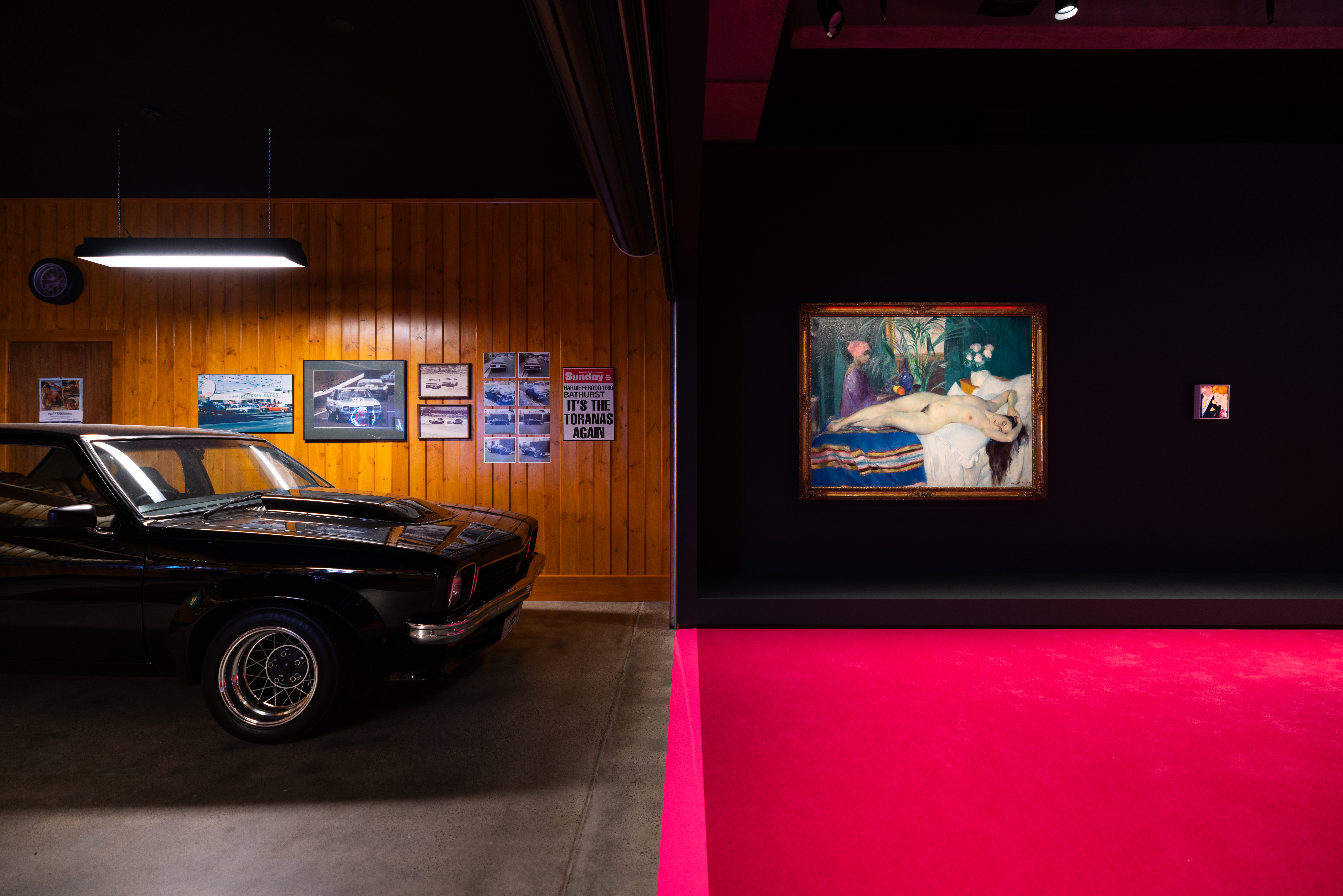 An installation view from MONA's latest exhibition, Namedropping.