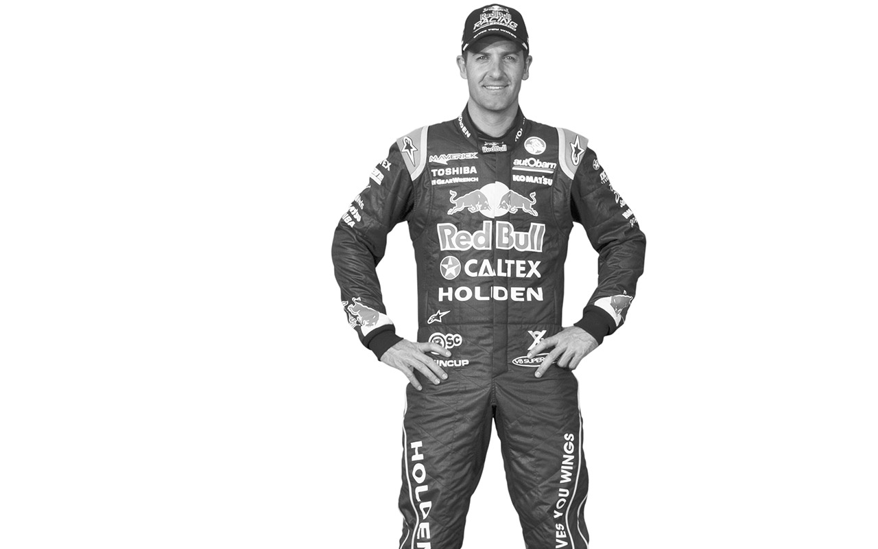 Speed demon: Jamie Whincup, 31, V8 Supercars driver