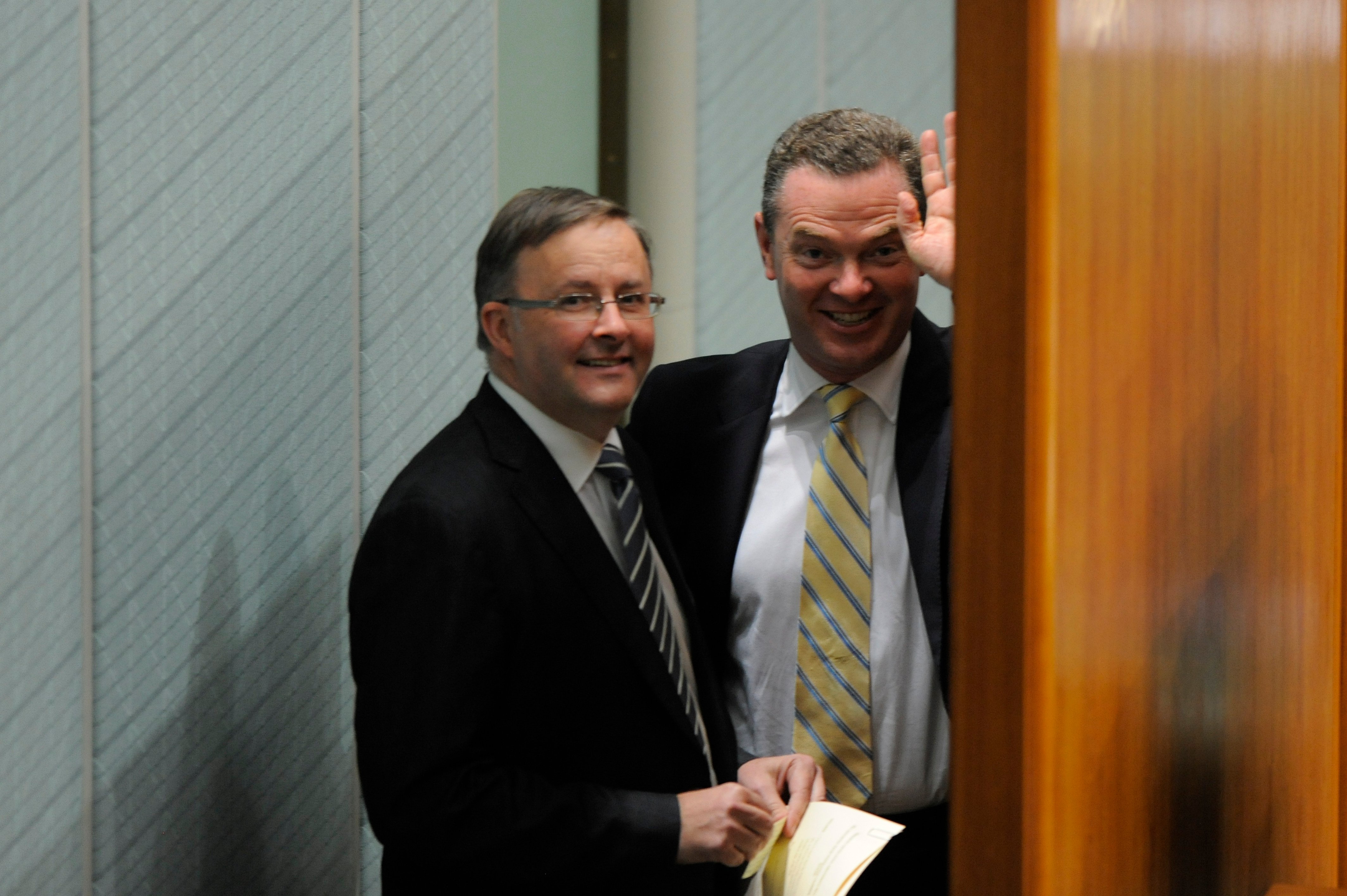 Anthony Albanese and his biographer
