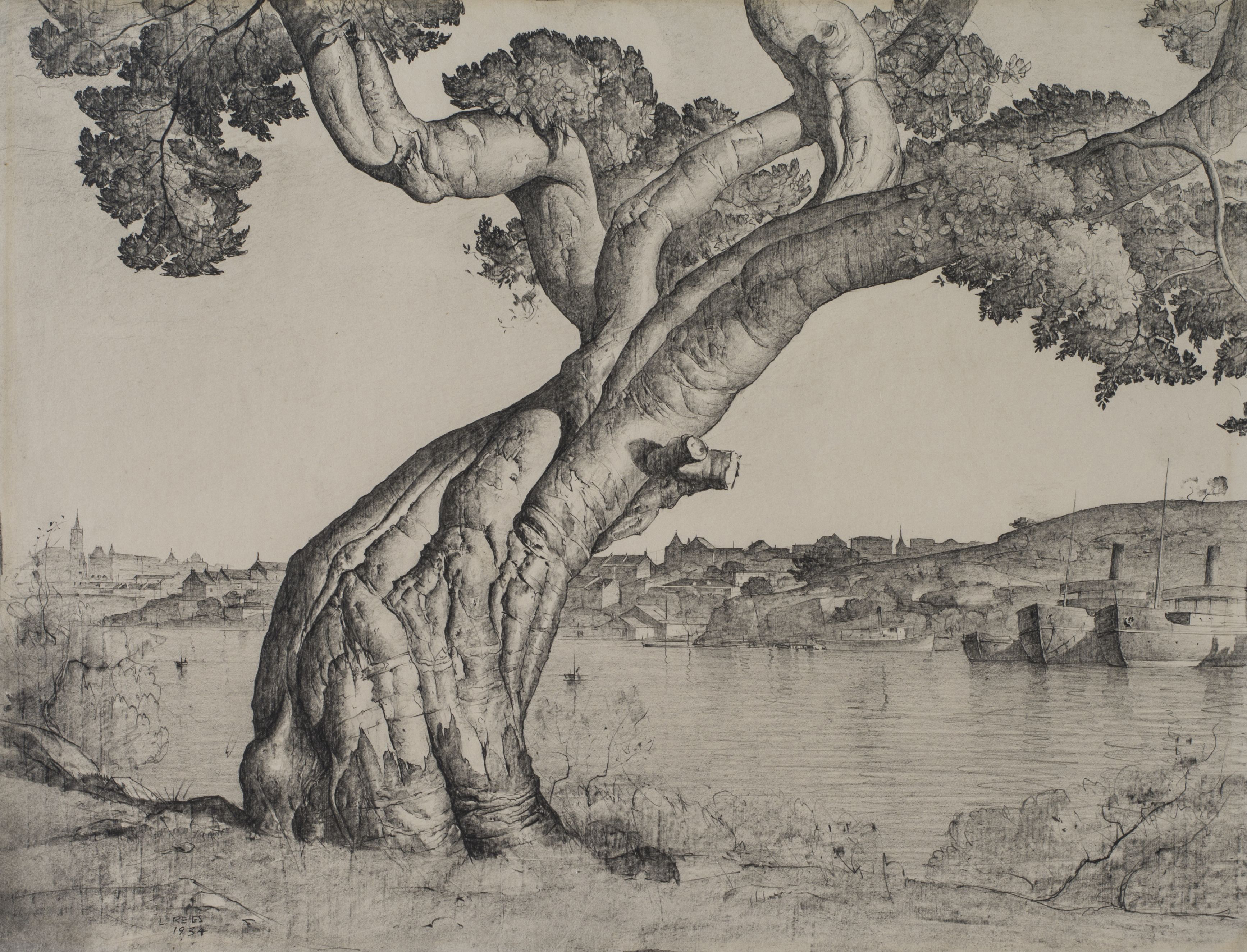 Lloyd Rees drawings at the Museum of Sydney