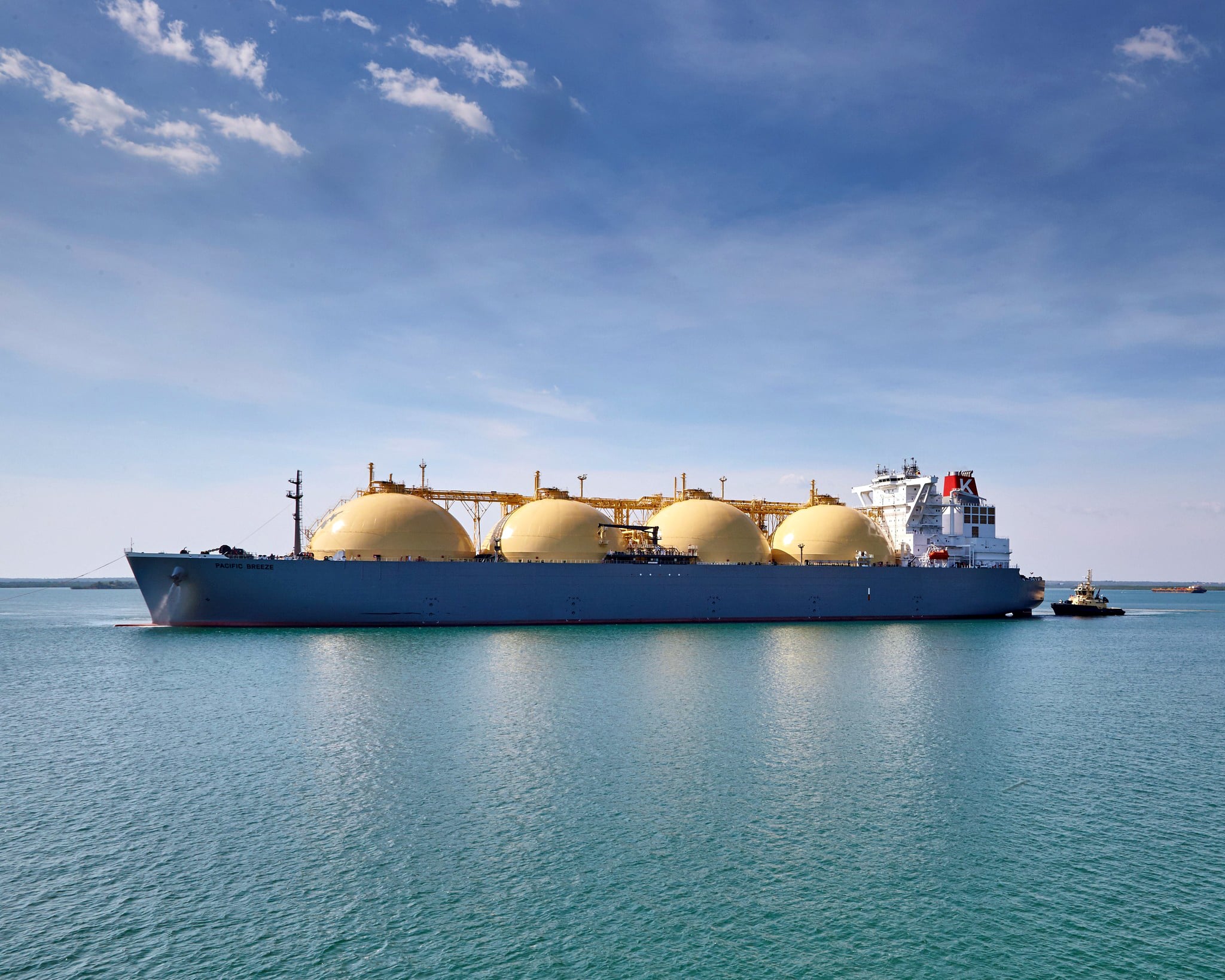 An Ichthys LNG gas tanker.