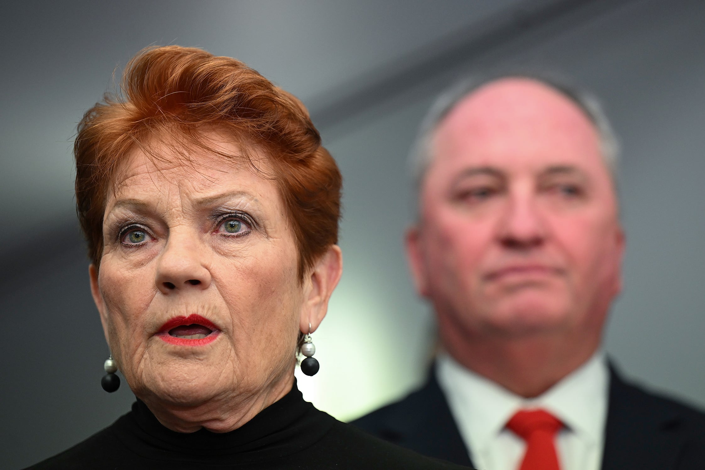 Pauline Hanson and Barnaby Joyce.