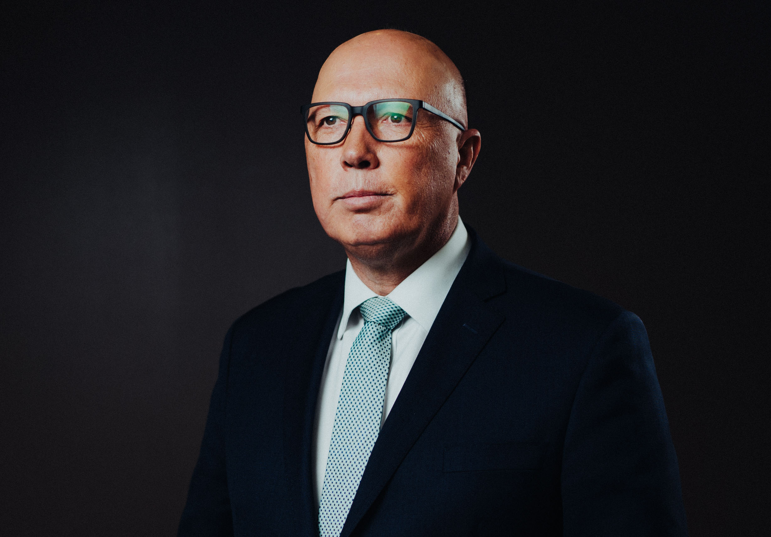 A portrait photograph of Peter Dutton