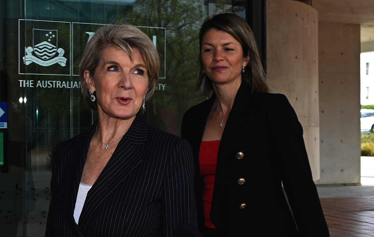 Julie Bishop.