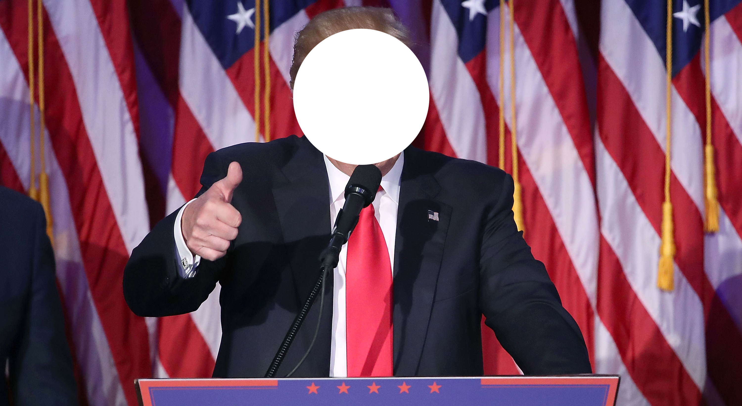 The blank face of a new America