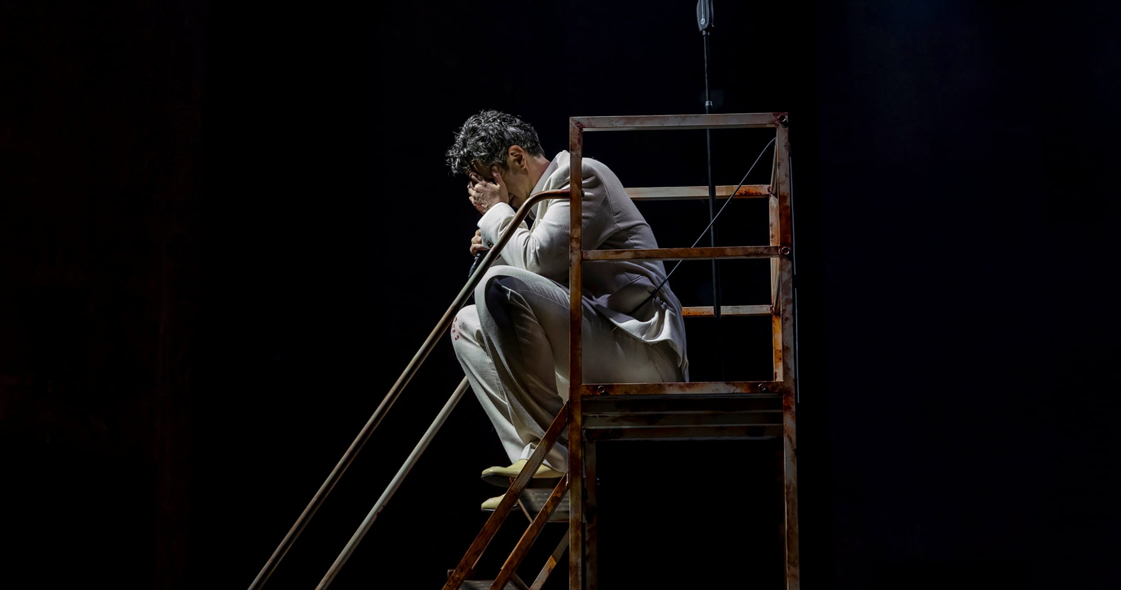 Mark Leonard Winter as Mark Antony in Bell Shakespeare’s production of Julius Caesar.