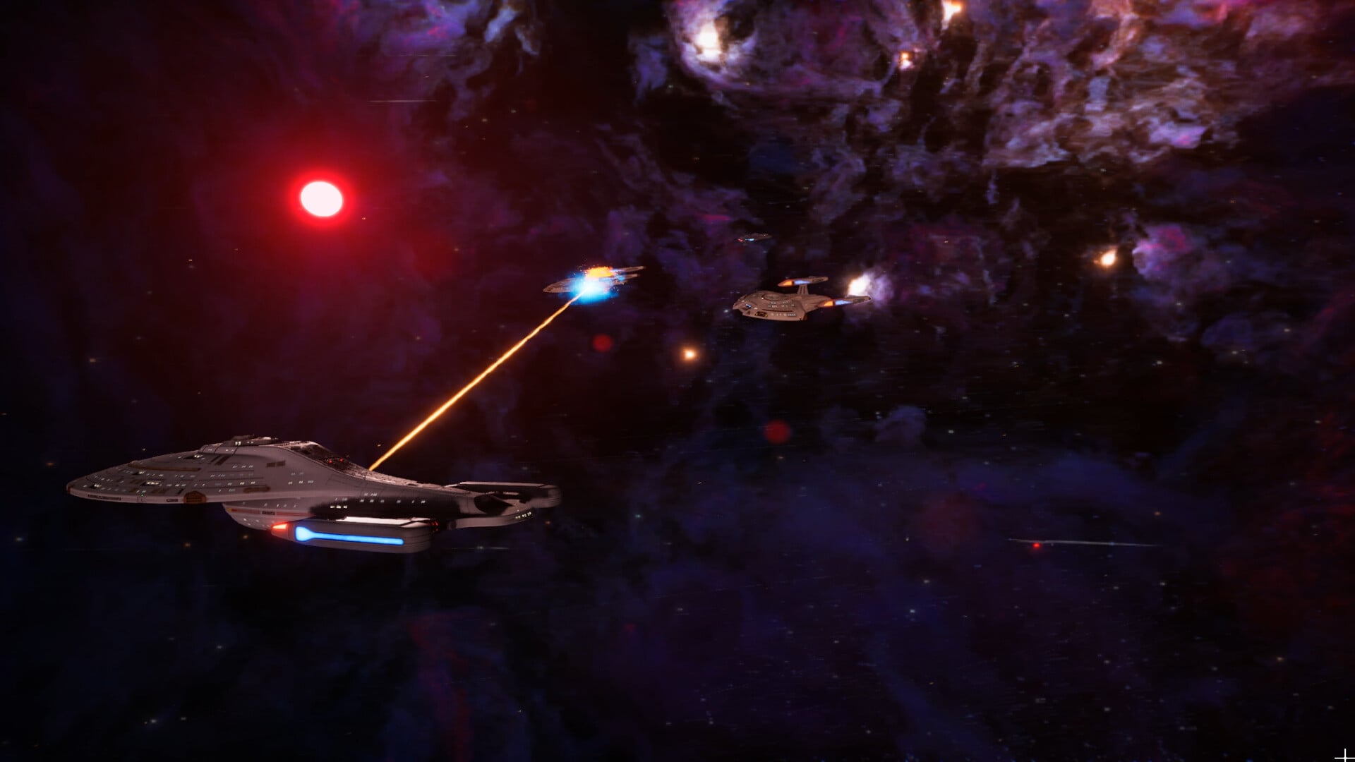 A scene from Star Trek: Voyager – Across the Unknown.