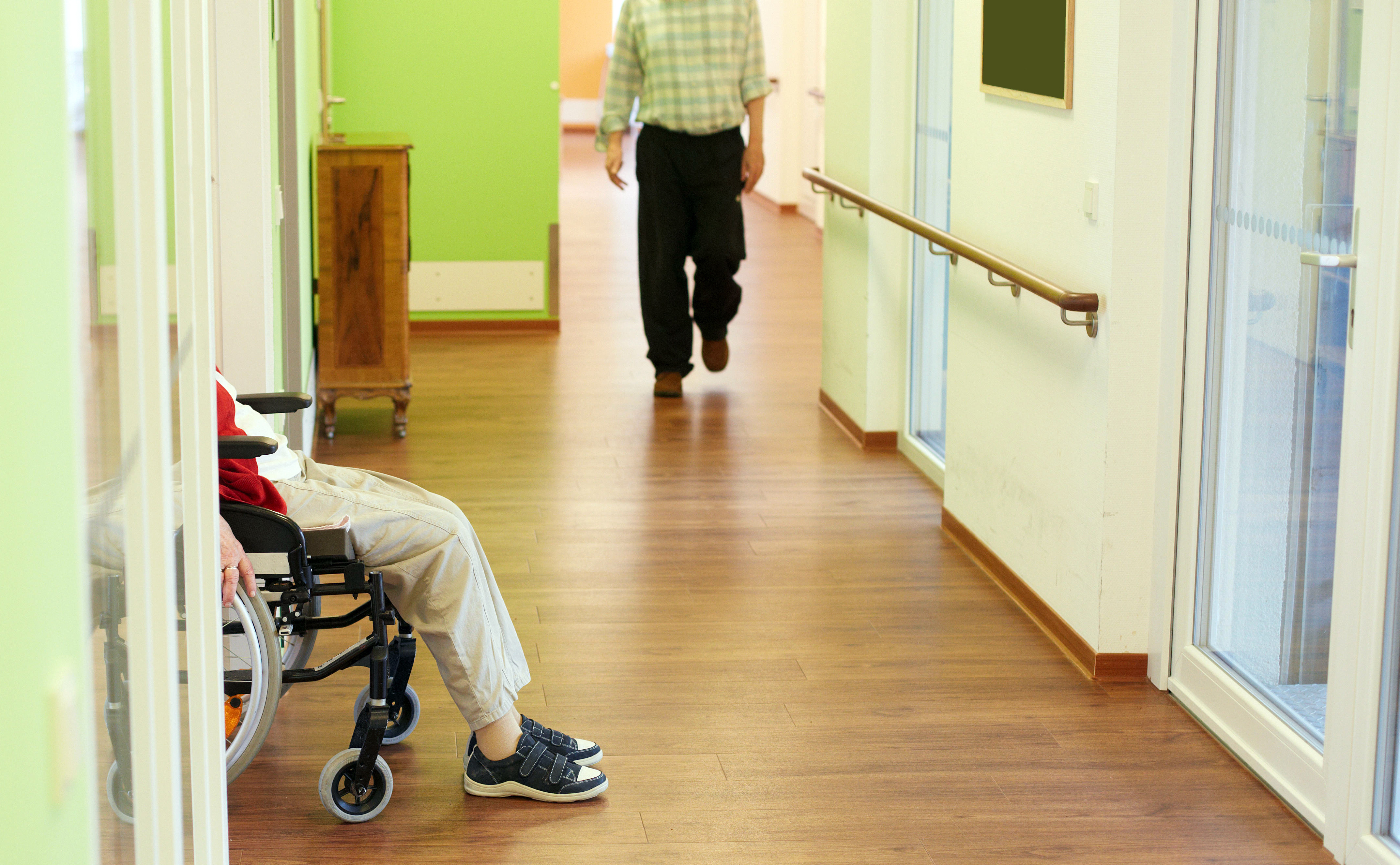 Young people in aged-care homes