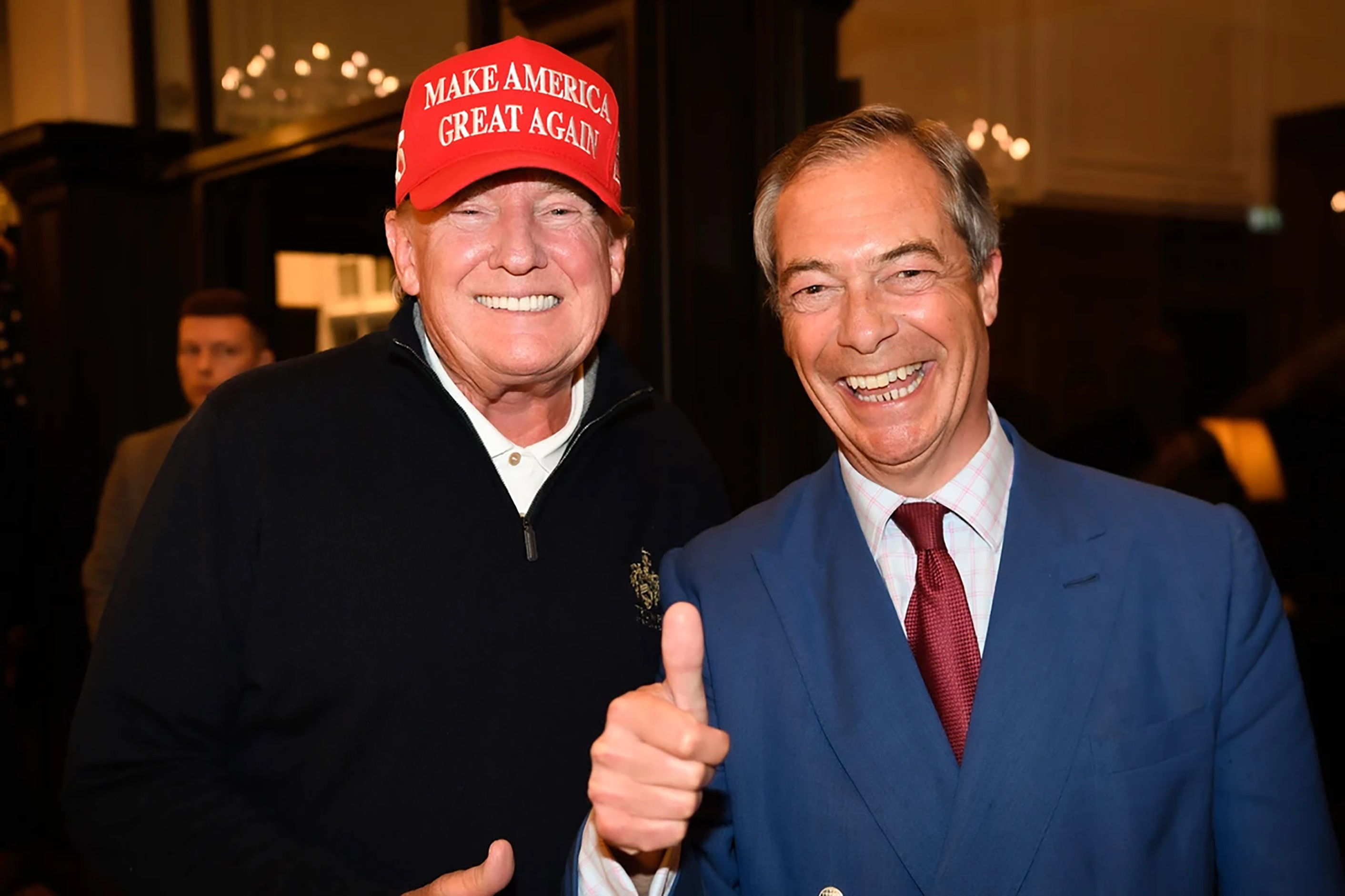 Donald Trump, Nigel Farage.