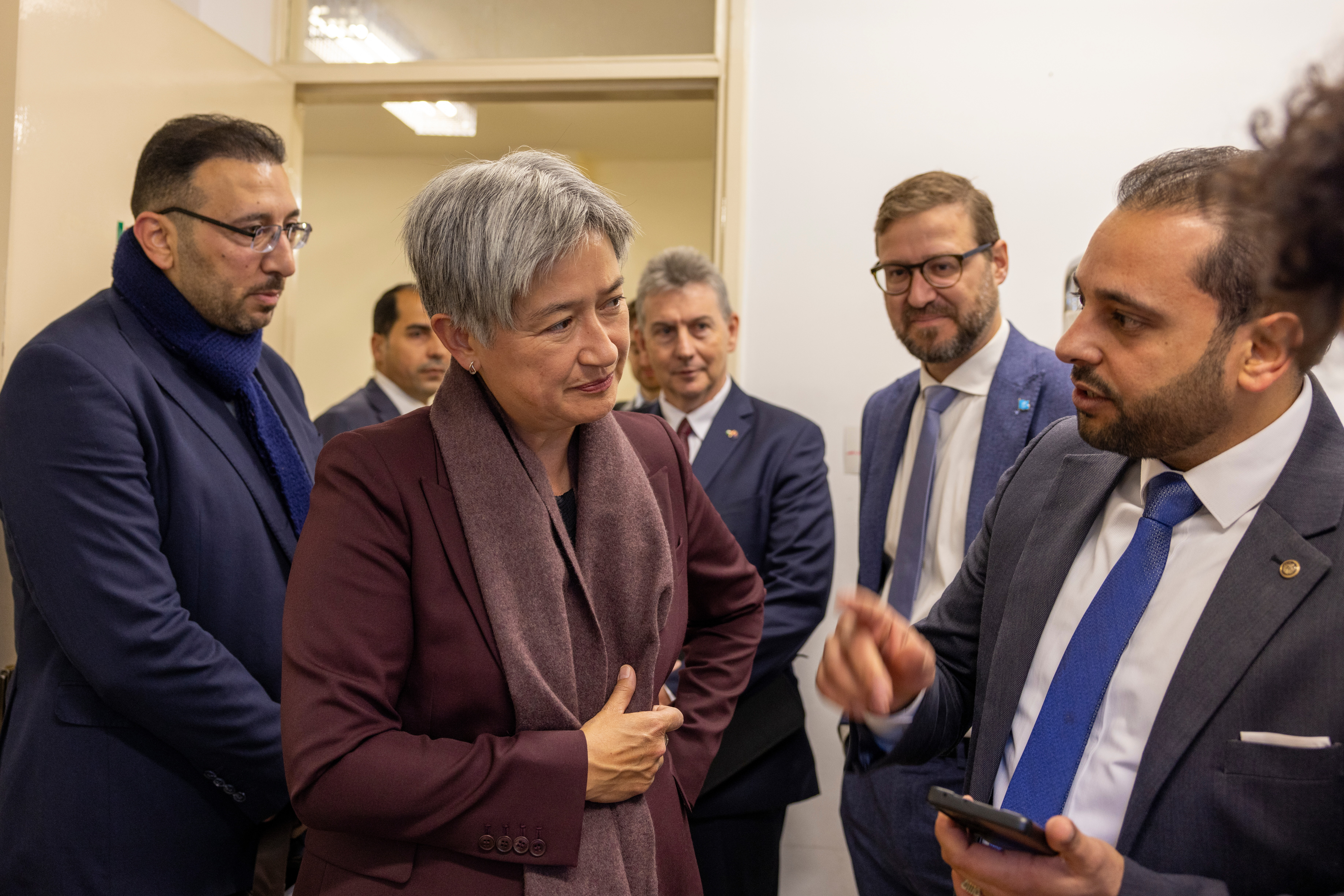Penny Wong urges two-state solution during Middle East visit