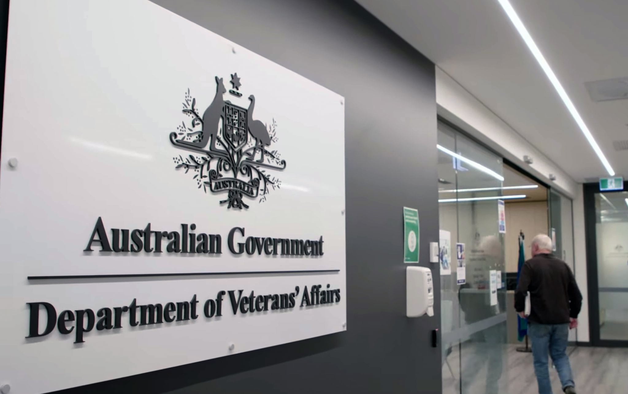 A suburban office of the Department of Veterans’ Affairs.