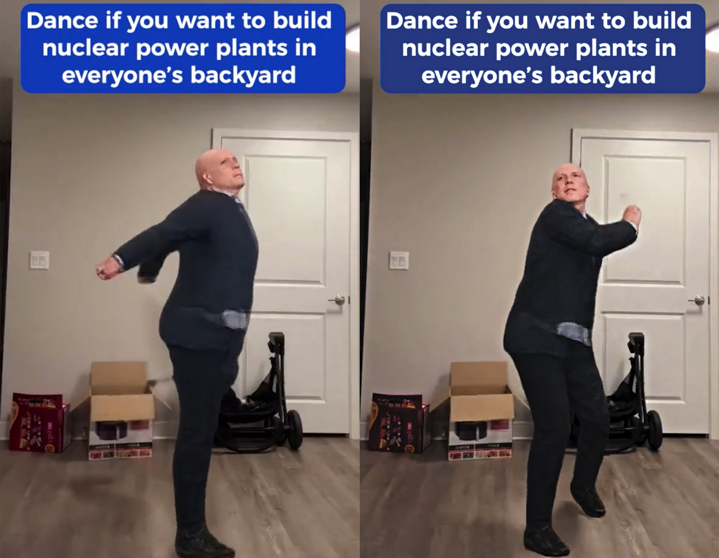 An AI video of Peter Dutton dancing.