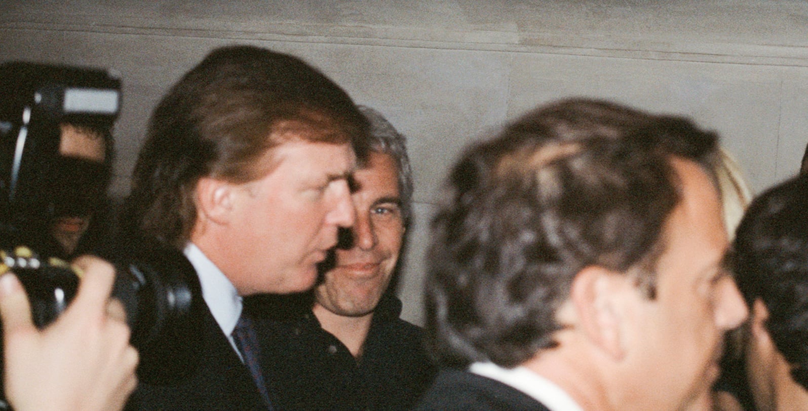 Donald Trump and Jeffrey Epstein.