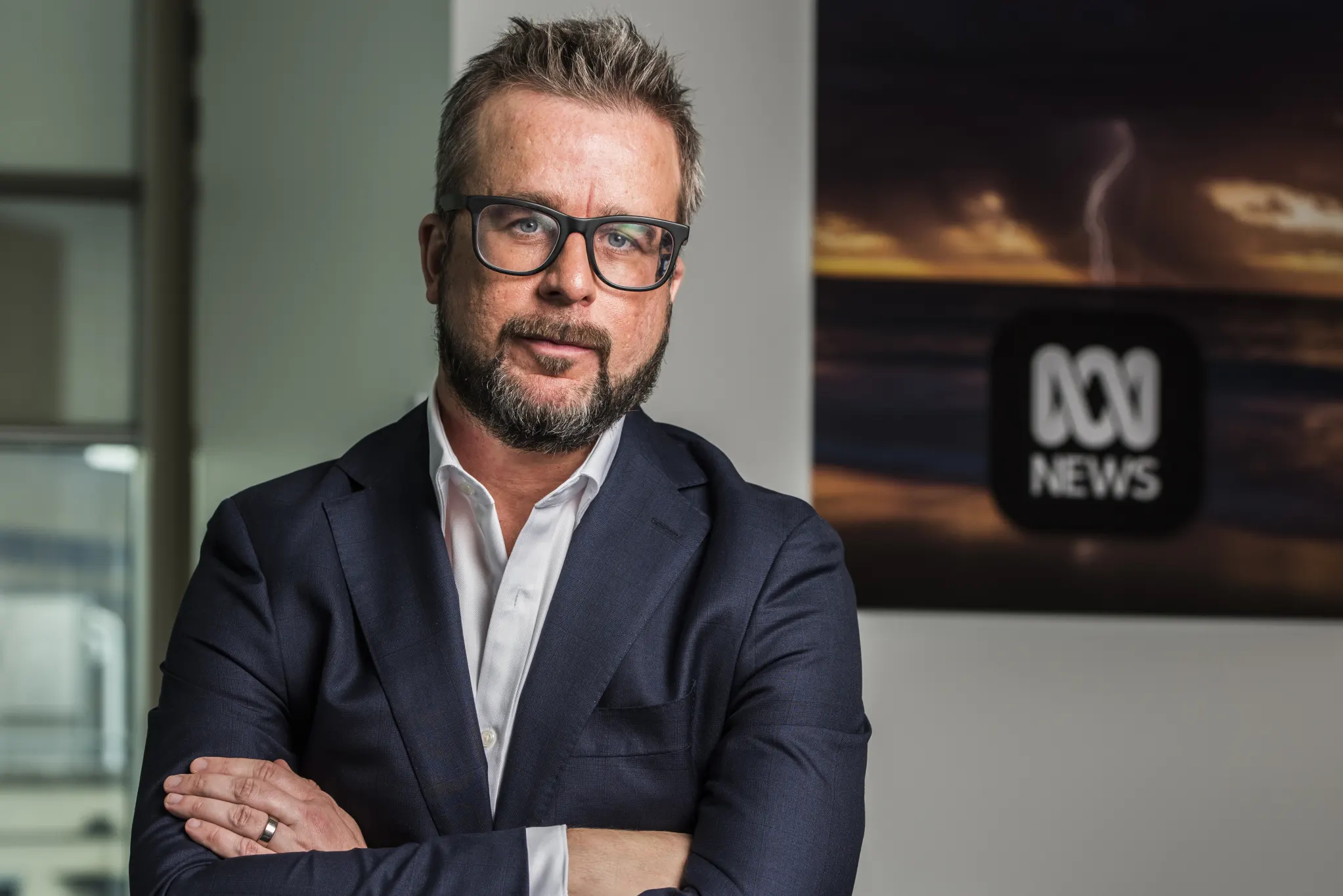 ABC director of news Justin Stevens.