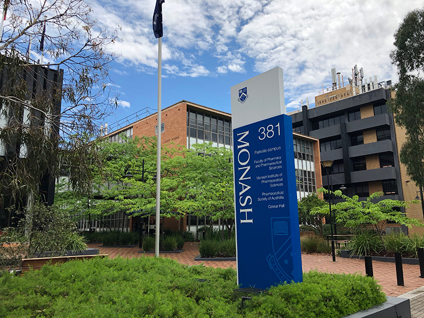 Monash University Faculty of Pharmacy and Pharmaceutical Sciences.