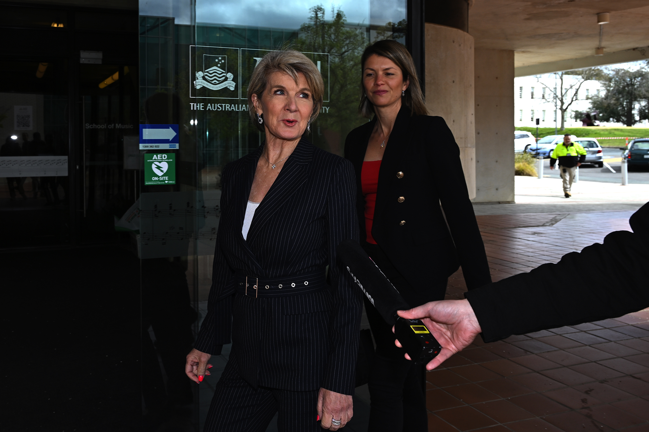 Australian National University chancellor Julie Bishop on campus.
