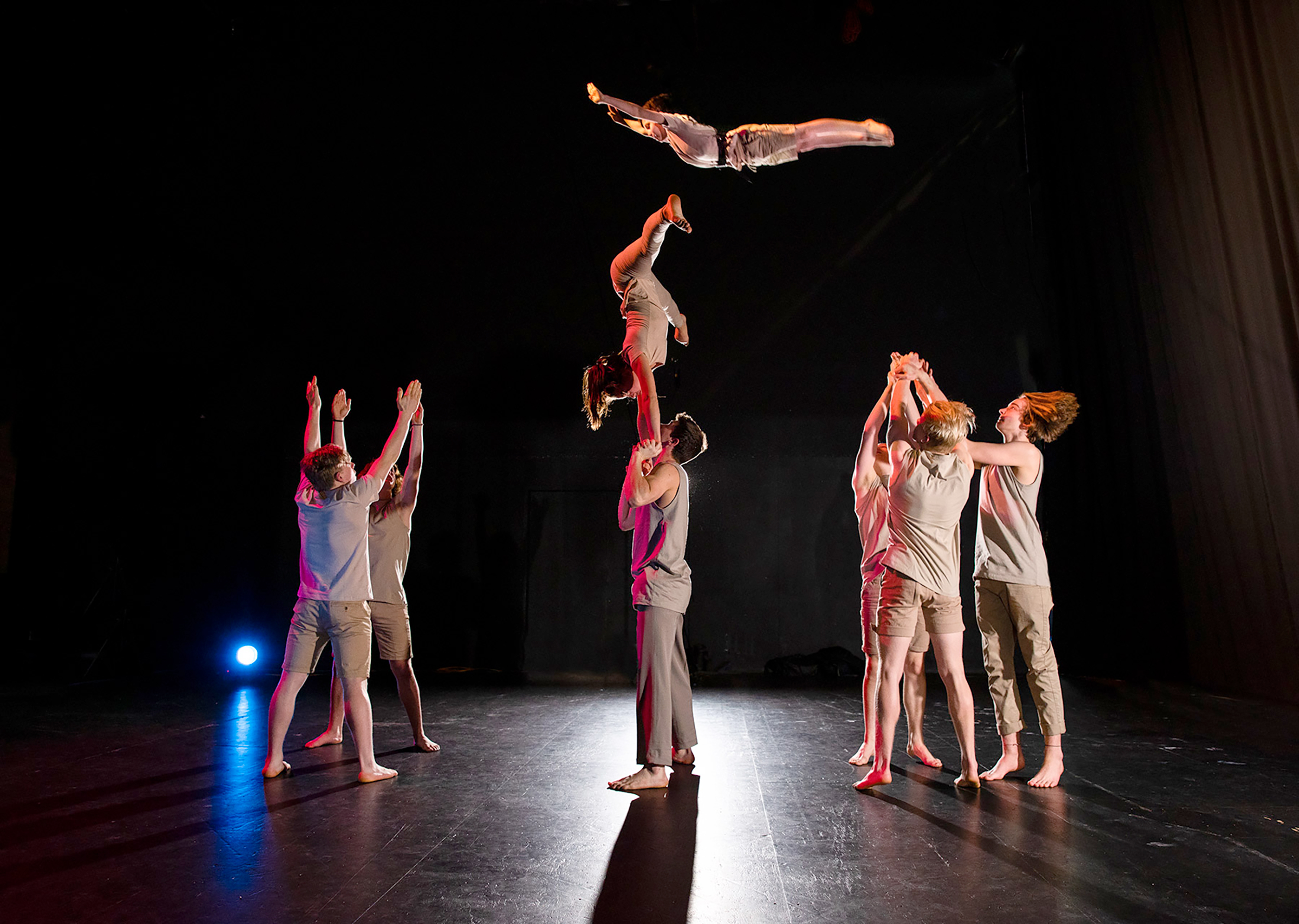 Performers on stage.