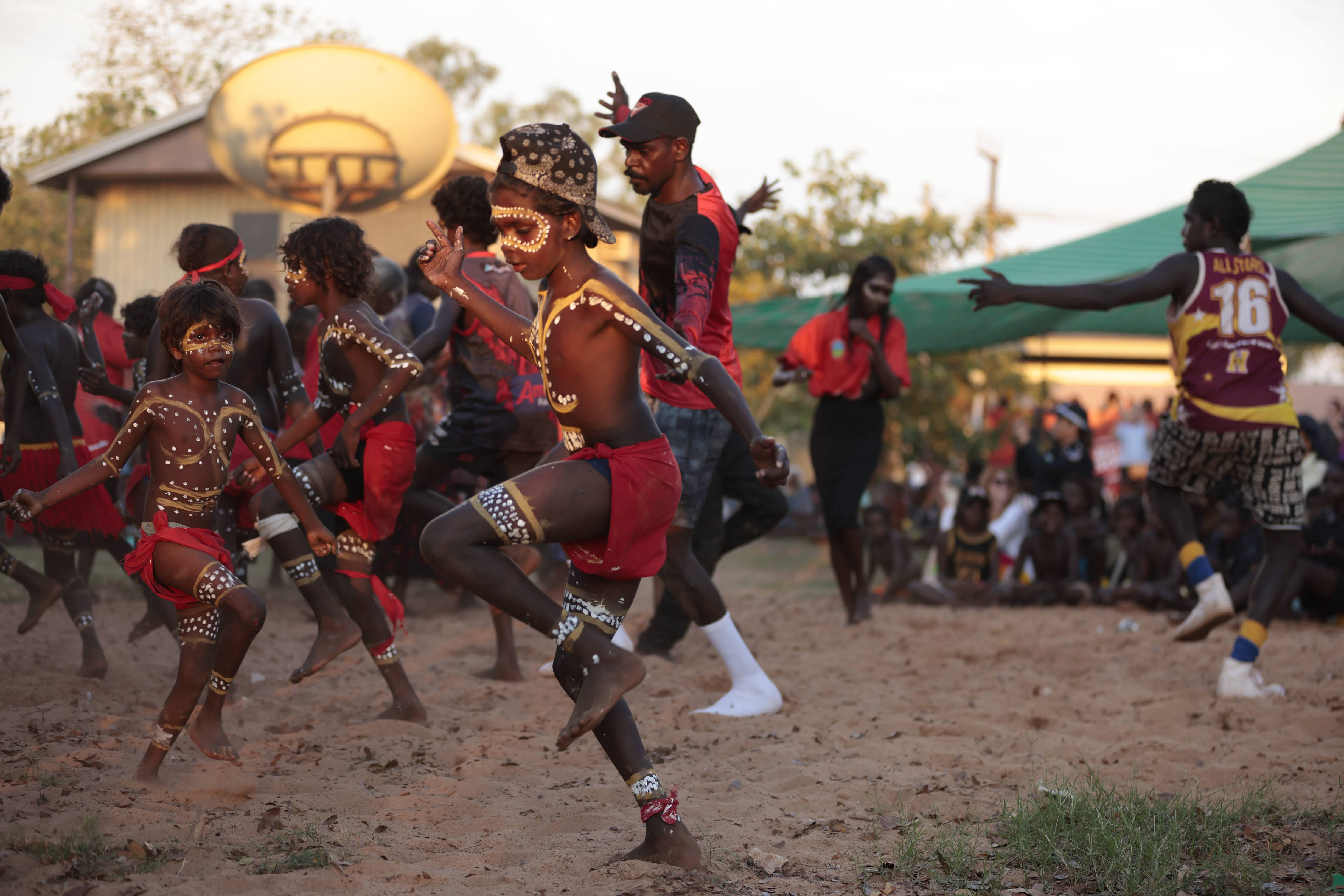 Dancers perform at the Yidiyi Festival.