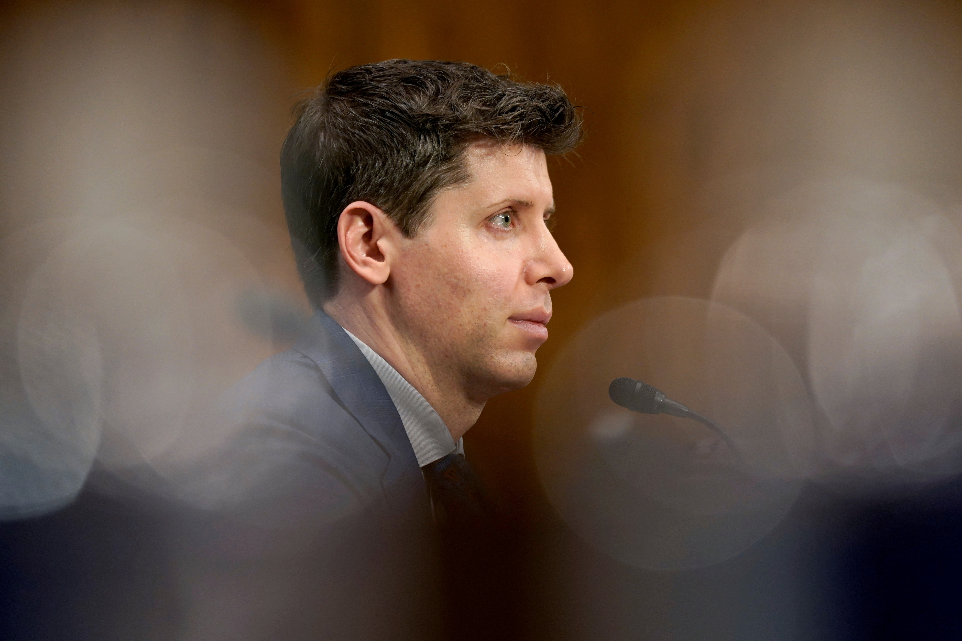 OpenAI chief executive Sam Altman testifies before a US Senate subcommittee last year.