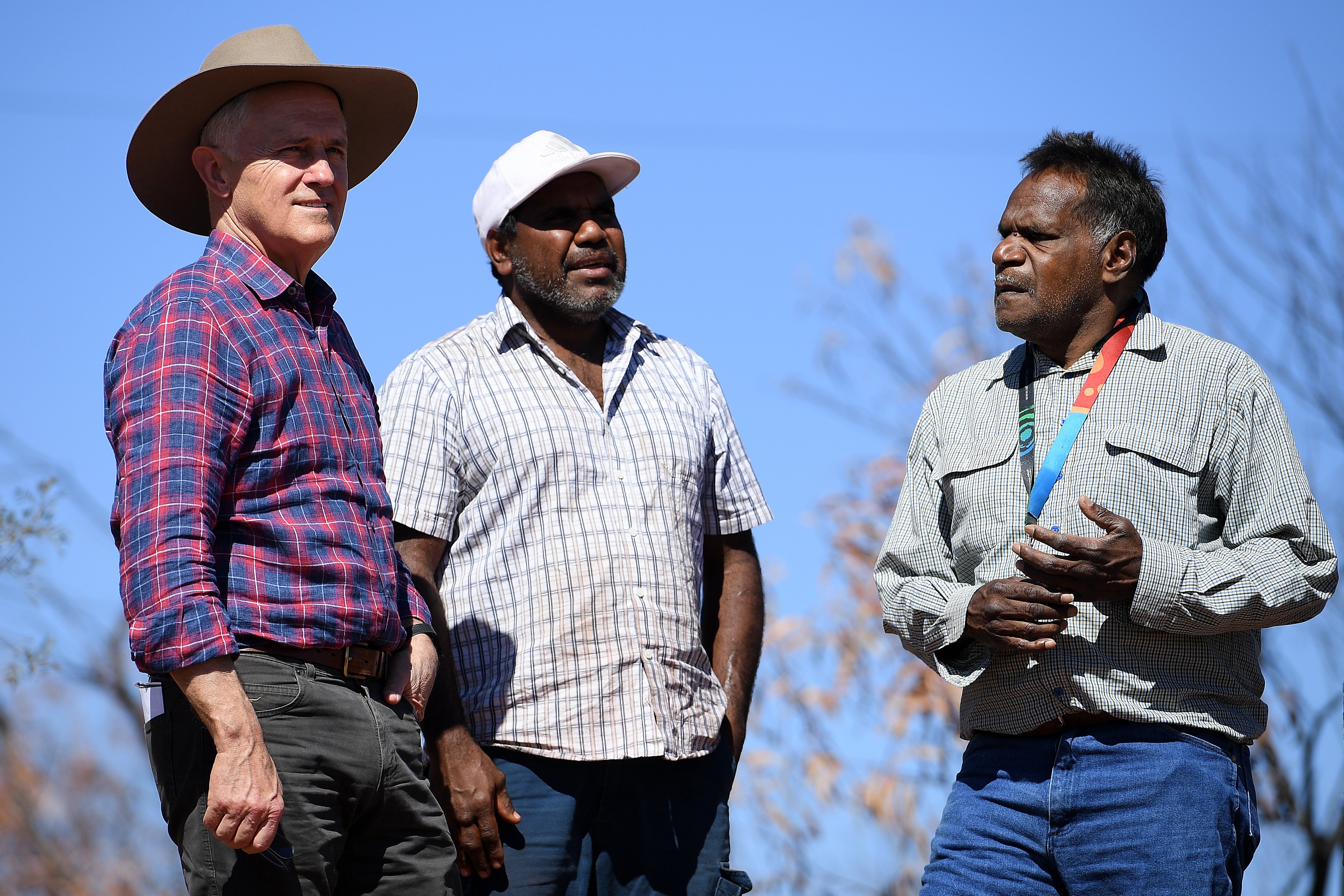 Malcolm Turnbull in Tennant Creek