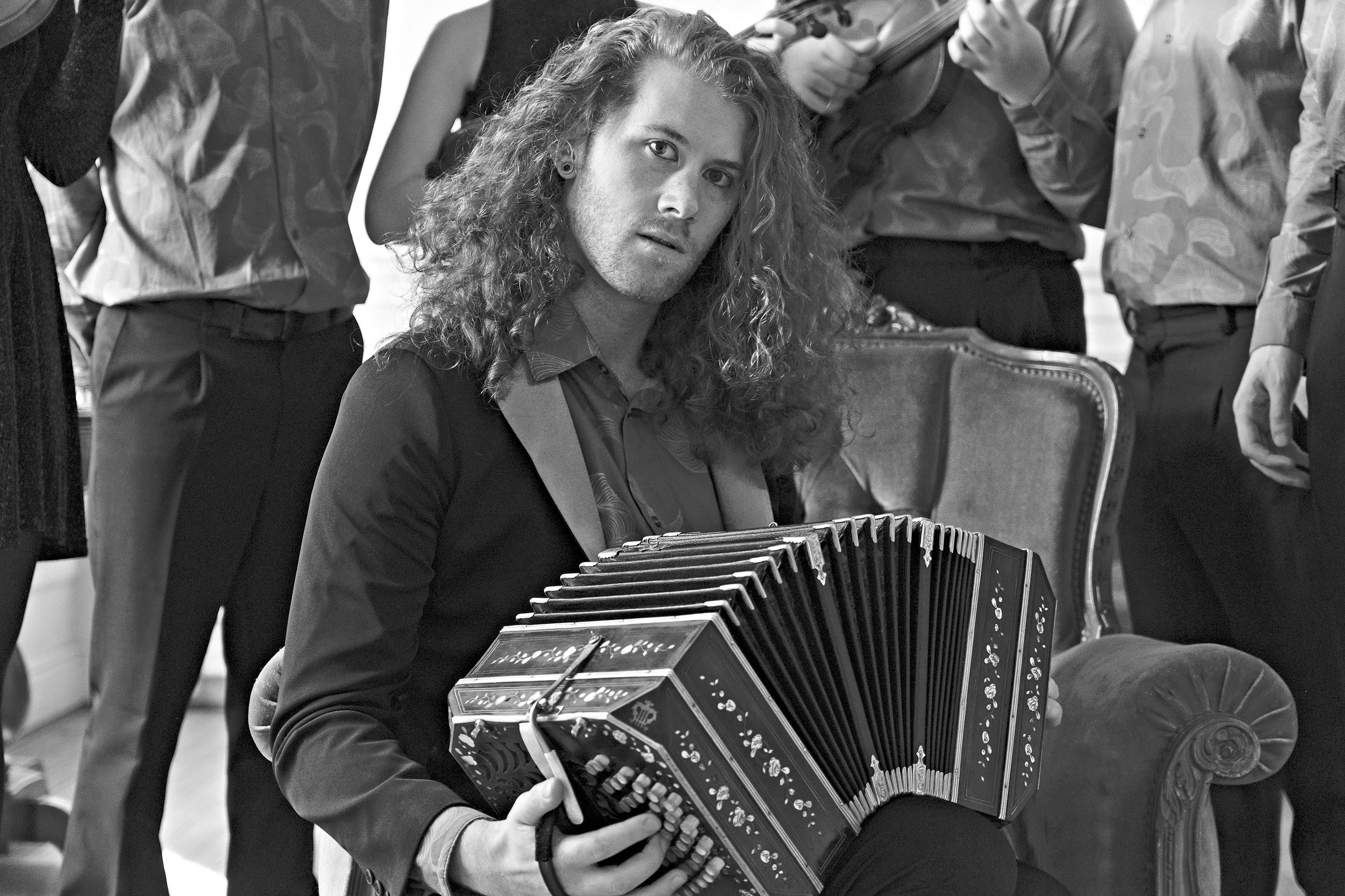 Bandoneónist Owen Salomé