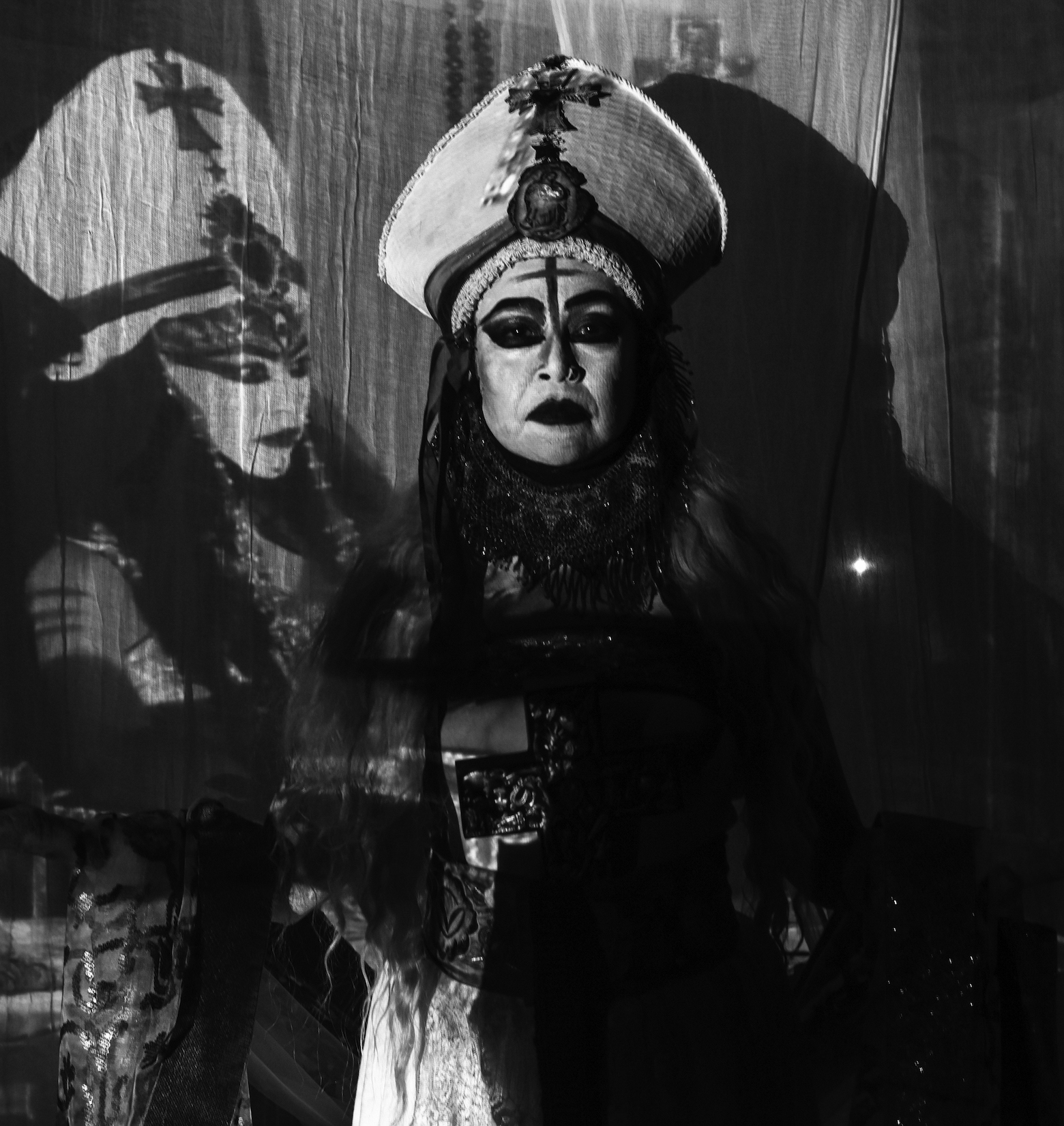 Performance artist Rakini Devi