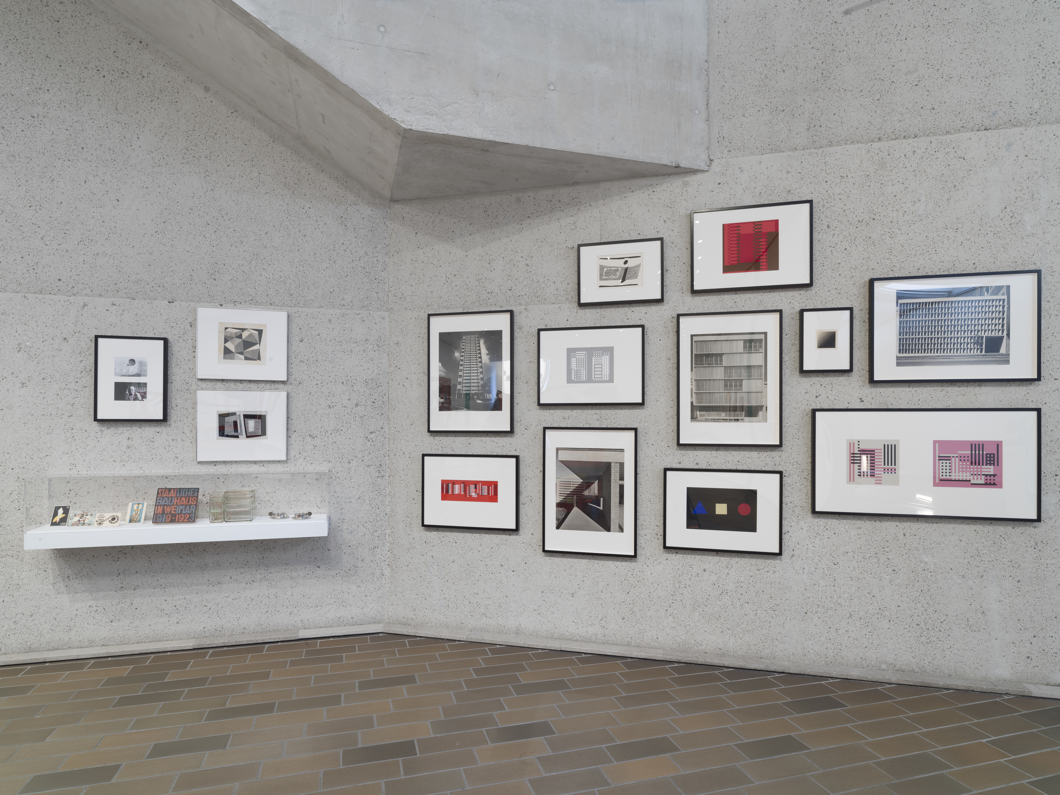 Some of the works on display at the Anni and Josef Albers exhibition at the NGA in Canberra.