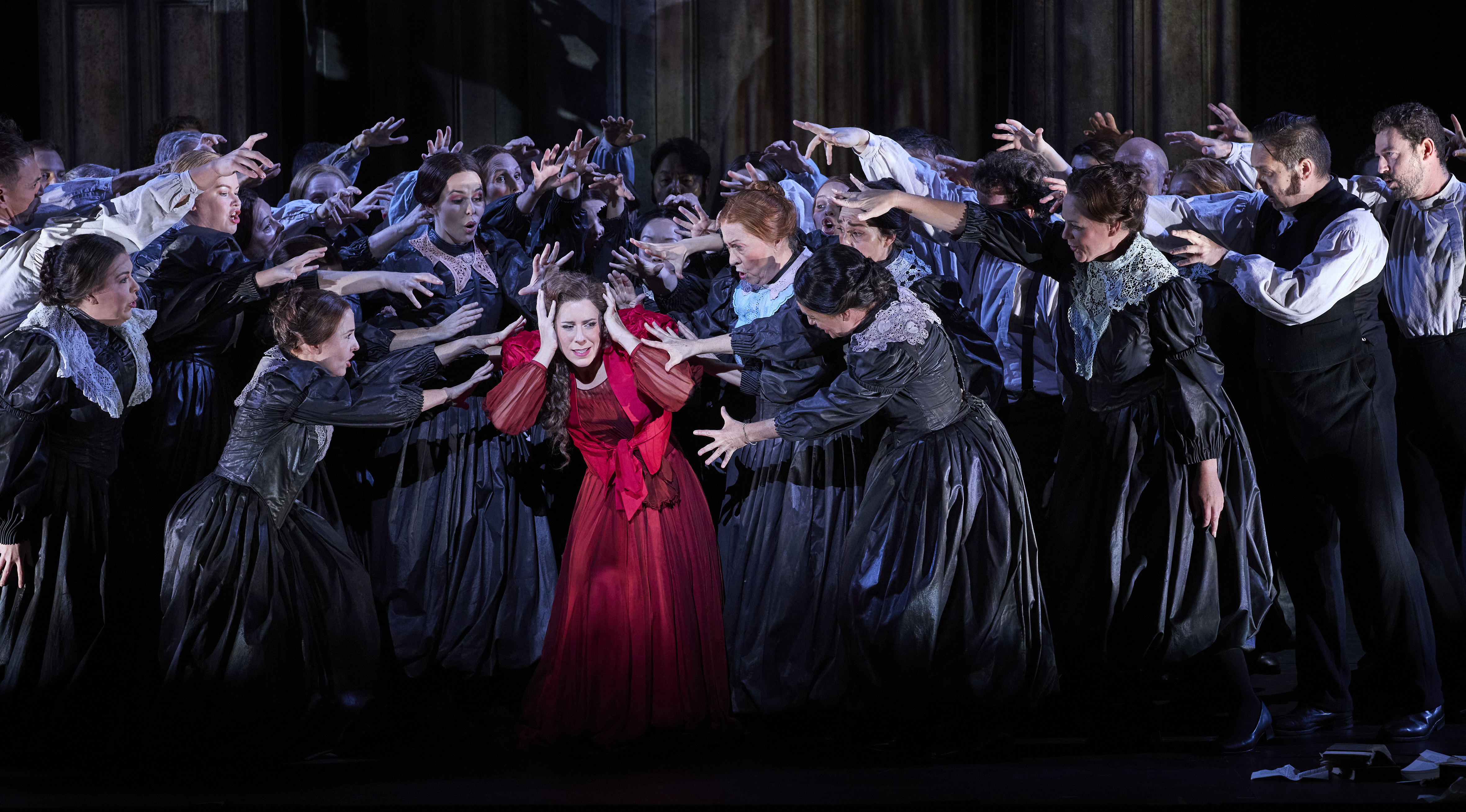 ​​Lauren Fagan as Tatyana in Opera Australia’s production of Eugene Onegin.