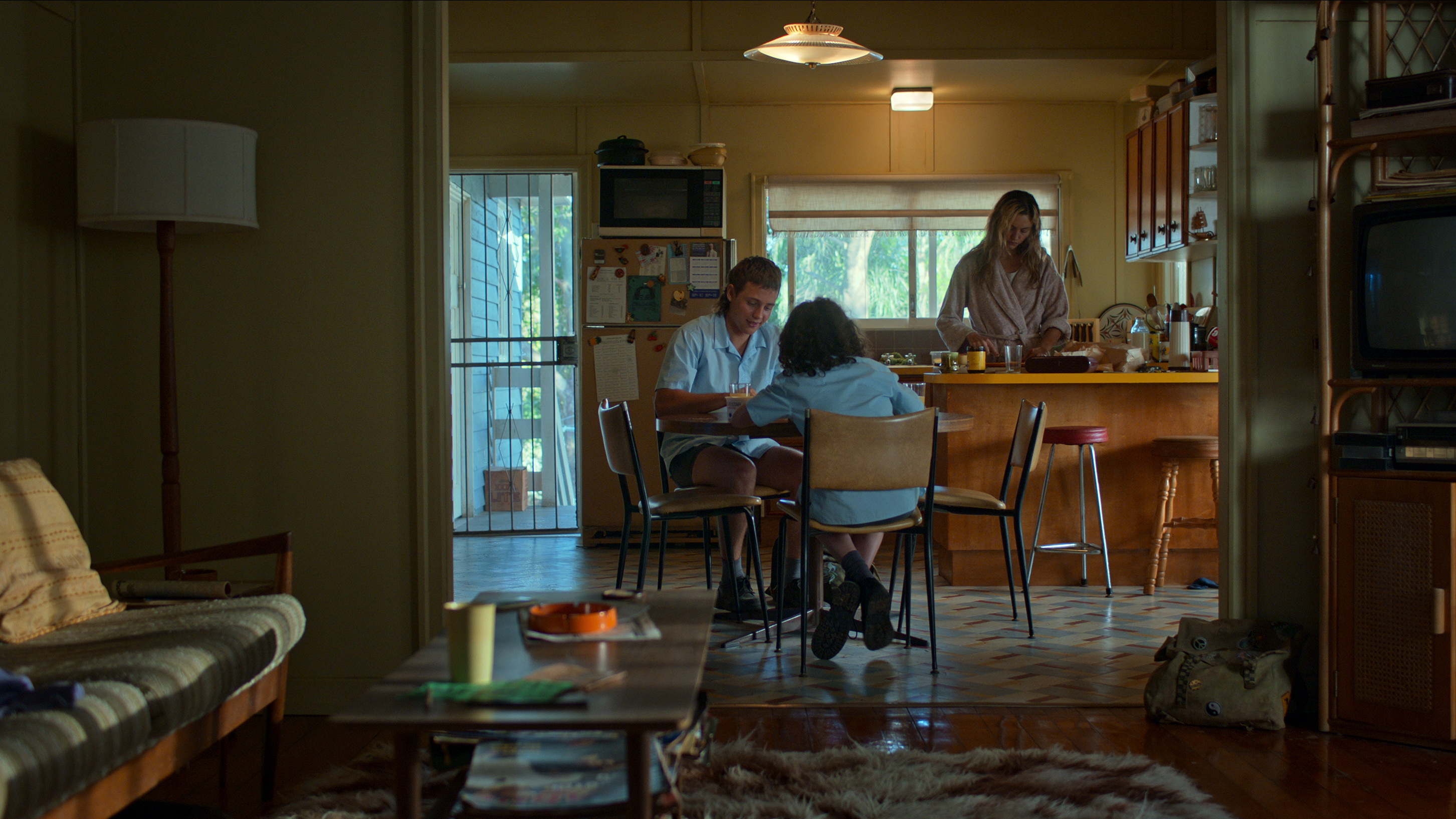 A scene from the Netflix series Boy Swallows Universe. 
