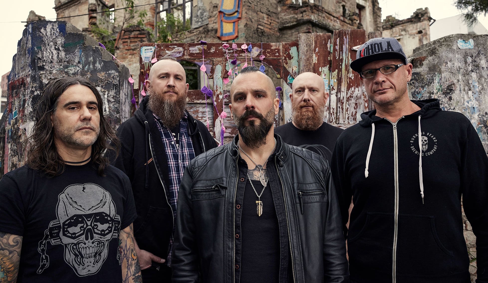 The members of Killswitch Engage.