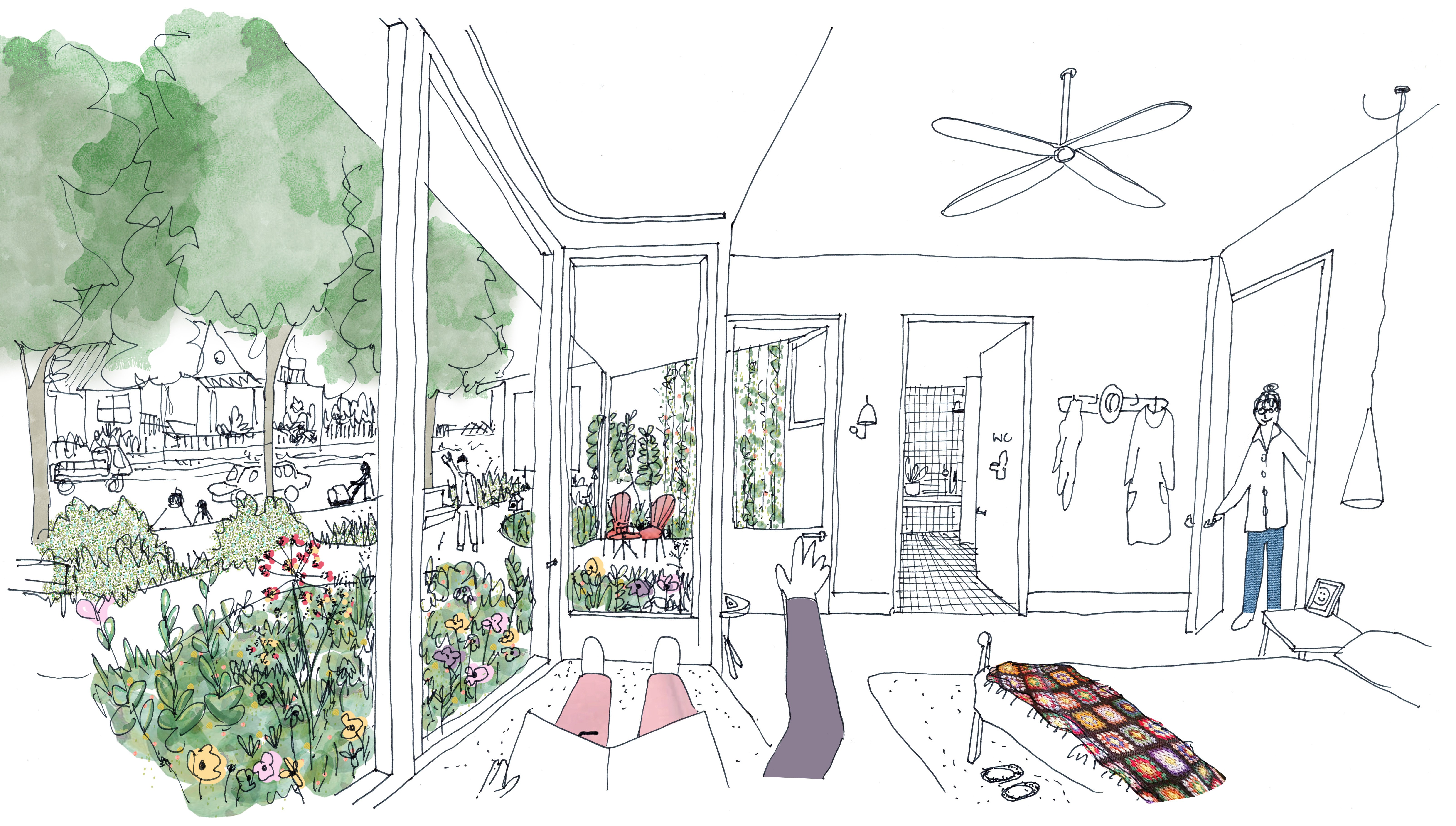 Regional category winner “Manu Place” by Monash Urban Lab with NMBW Architecture Studio, BoardGrove Architects, Bloxas, and Glas Landscape Architects.