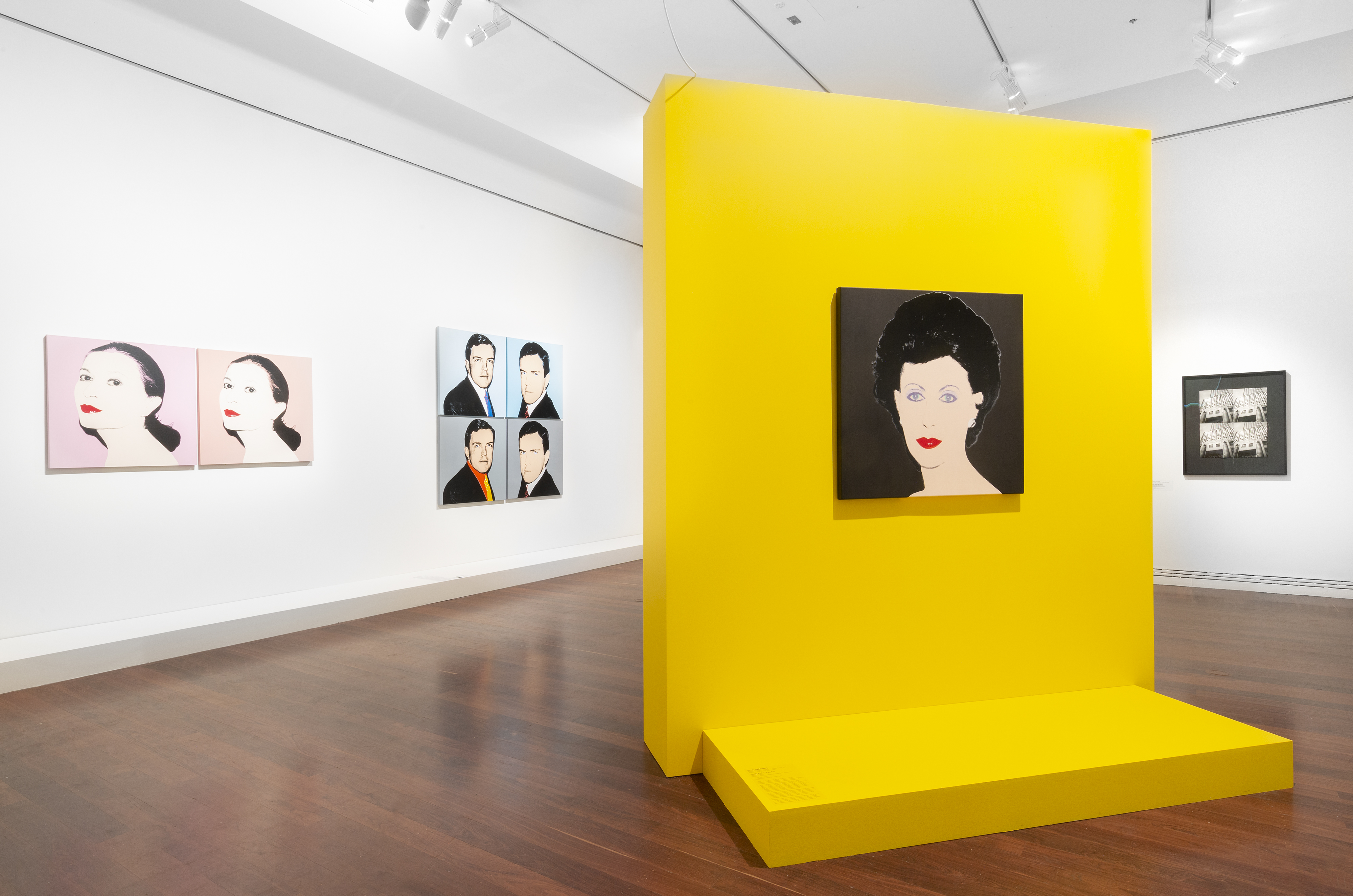 An installation view of AGSA’s exhibition Andy Warhol and Photography: A Social Media.
