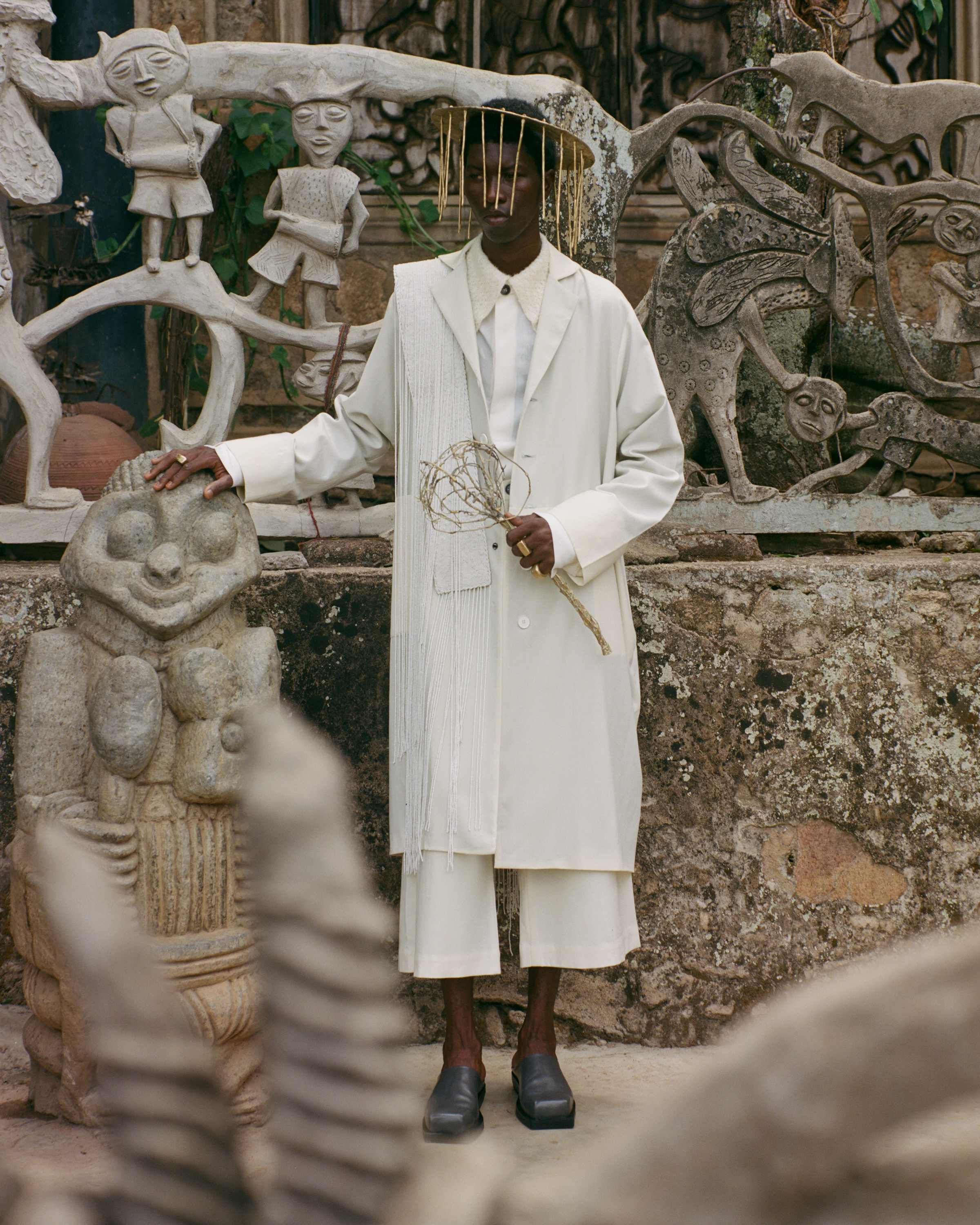 Adeju Thompson at Paris Fashion Week
