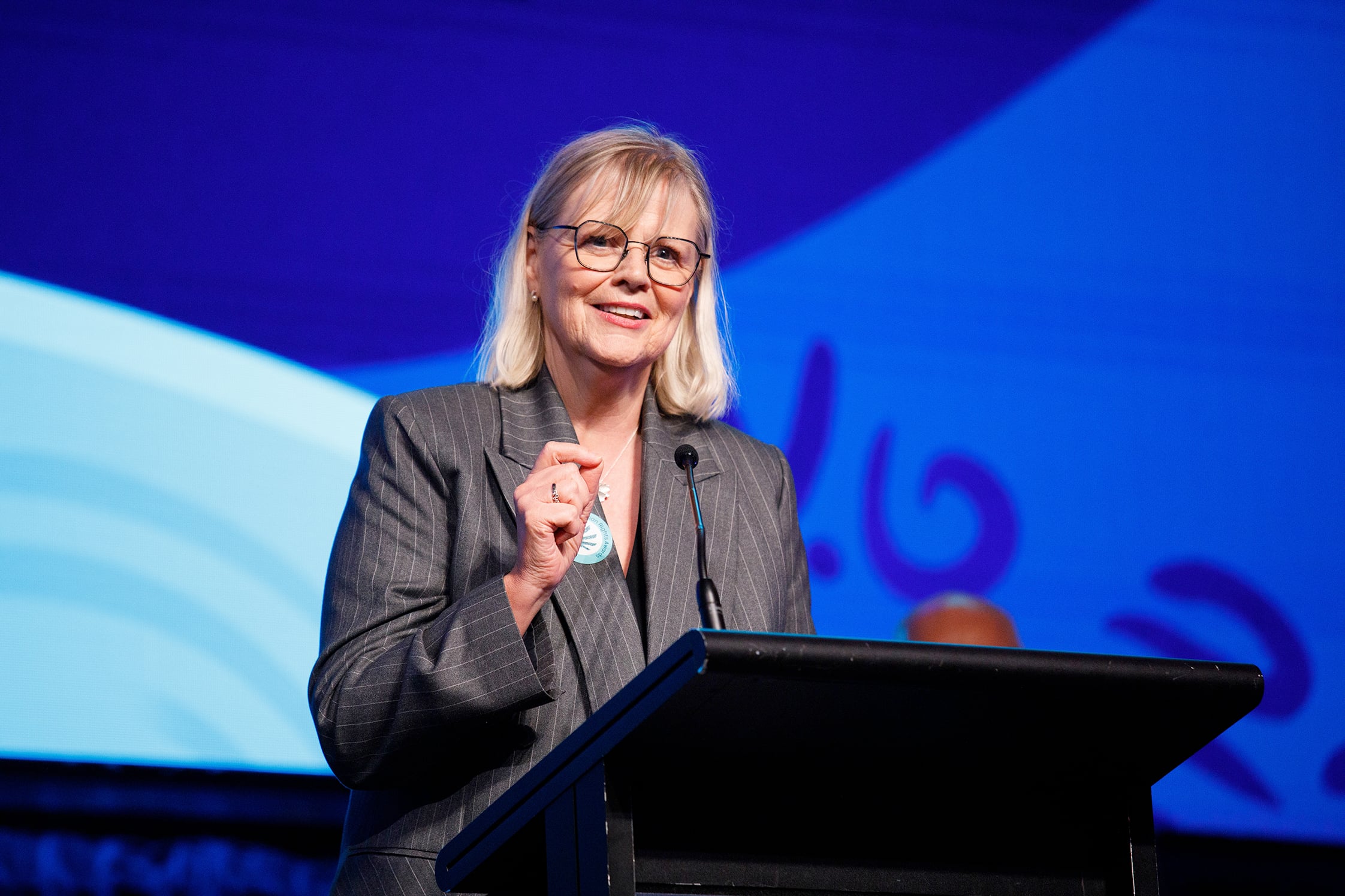 National Children’s Commissioner Deb Tsorbaris.