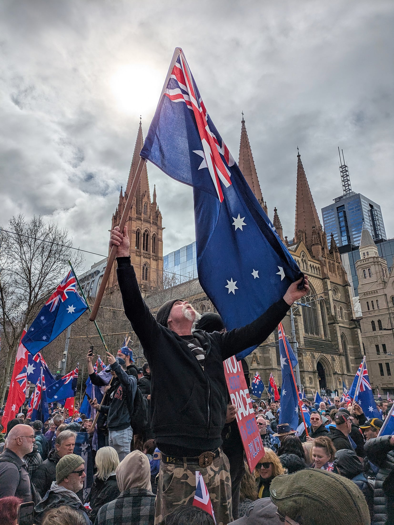 In the March for Australia melee