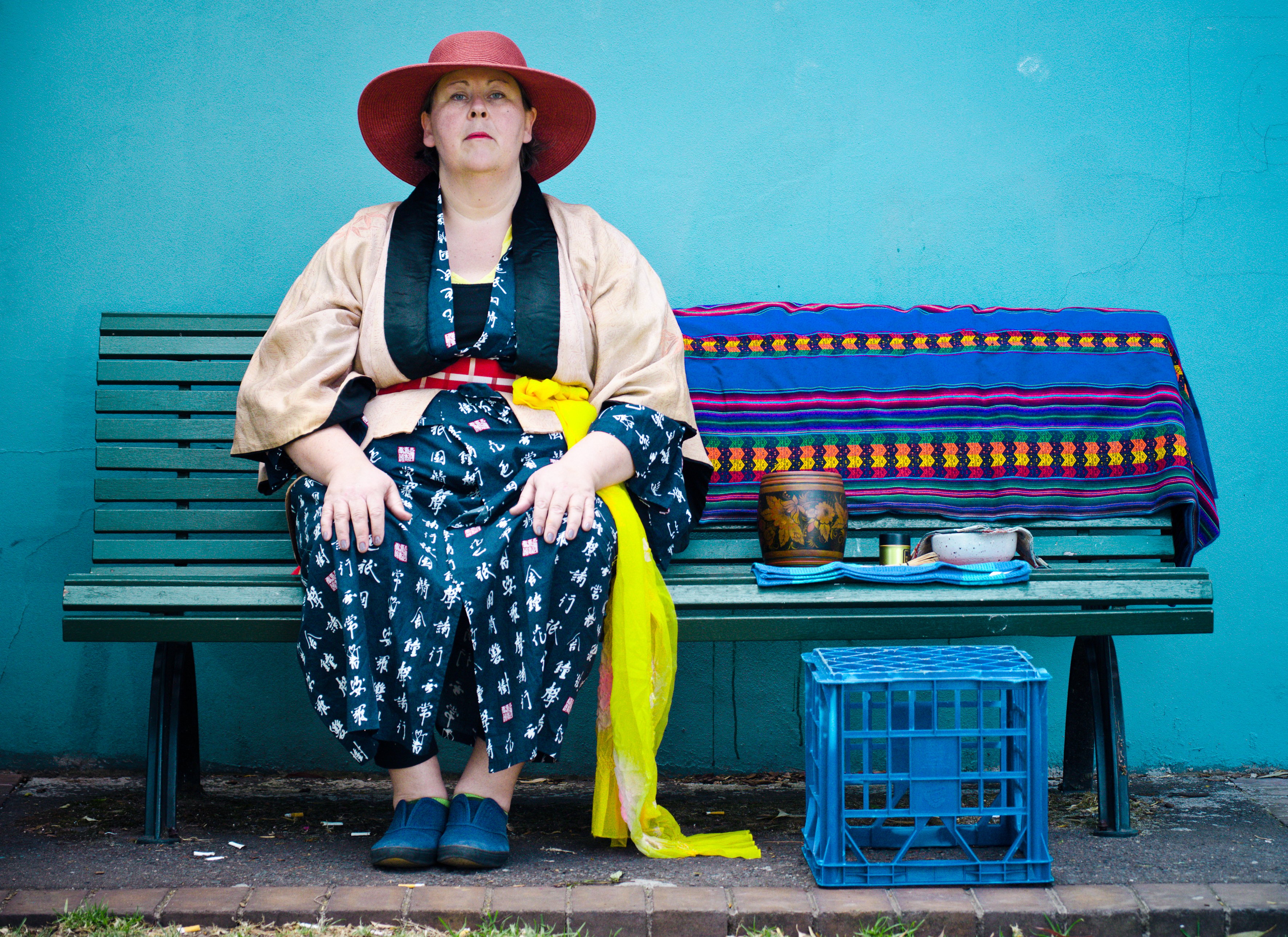 Recycling artist Sarah Goffman