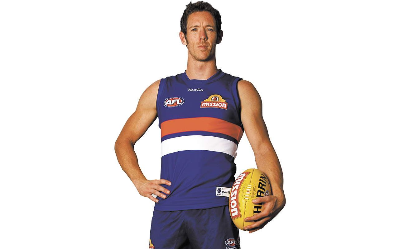 The captain: Bob Murphy, 32, Australian rules footballer
