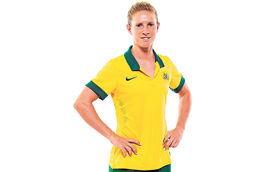 The playmaker: Elise Kellond-Knight, 25, soccer player