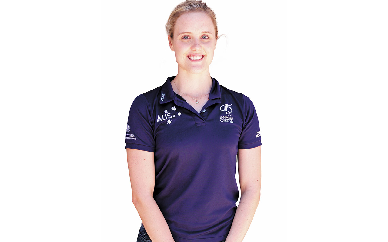 Gold rush: Ellie Cole, 23, swimmer and wheelchair basketball player