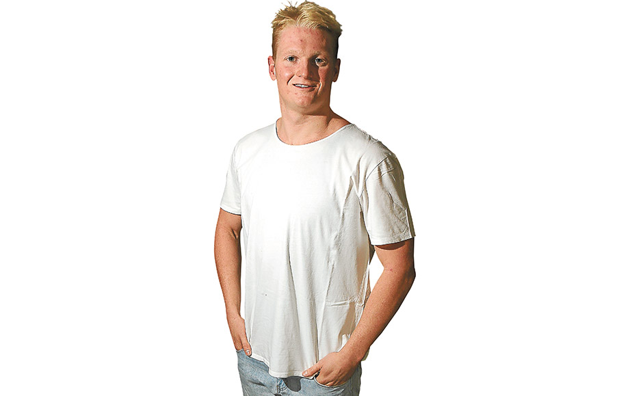 Different strokes: Jarrod Poort, 21, long-distance swimmer