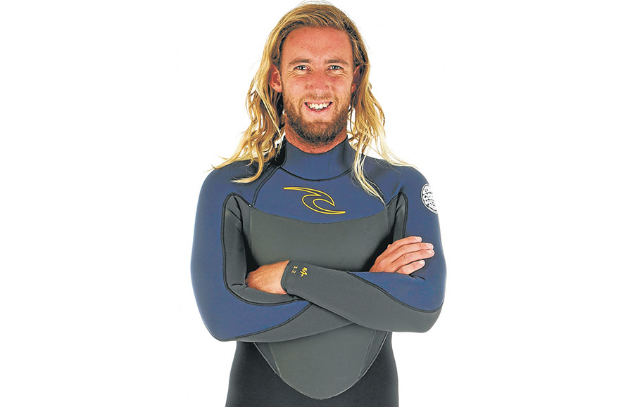 Down the barrel: Matt Wilkinson, 27, surfer