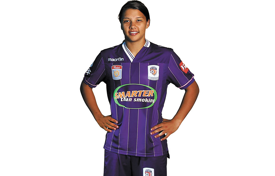 Higher goals: Sam Kerr, 22, soccer player