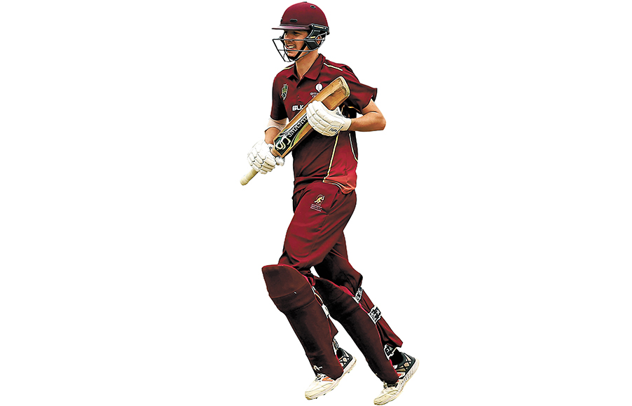 No sound barrier: Sean Walsh, 21, cricketer