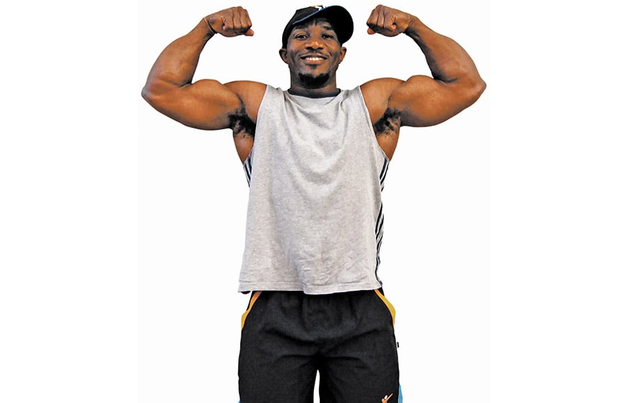 Ultimate power: Simplice Ribouem, 32, weightlifter