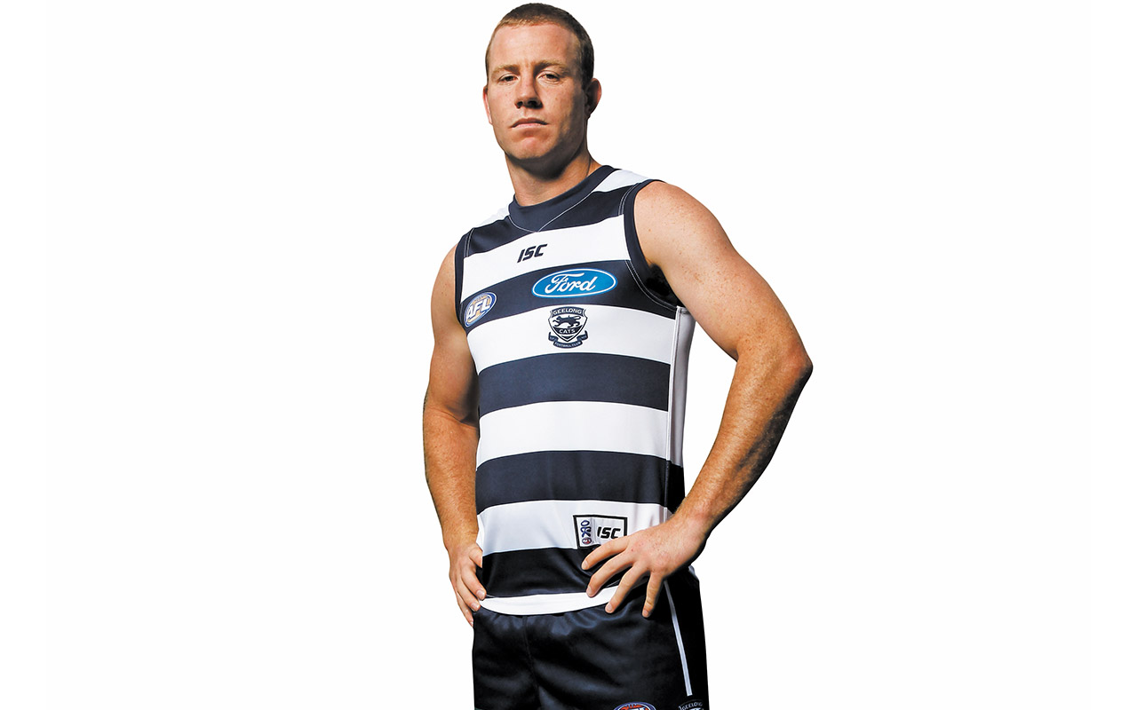 Mr Reliable: Steve Johnson, 31, Australian rules footballer